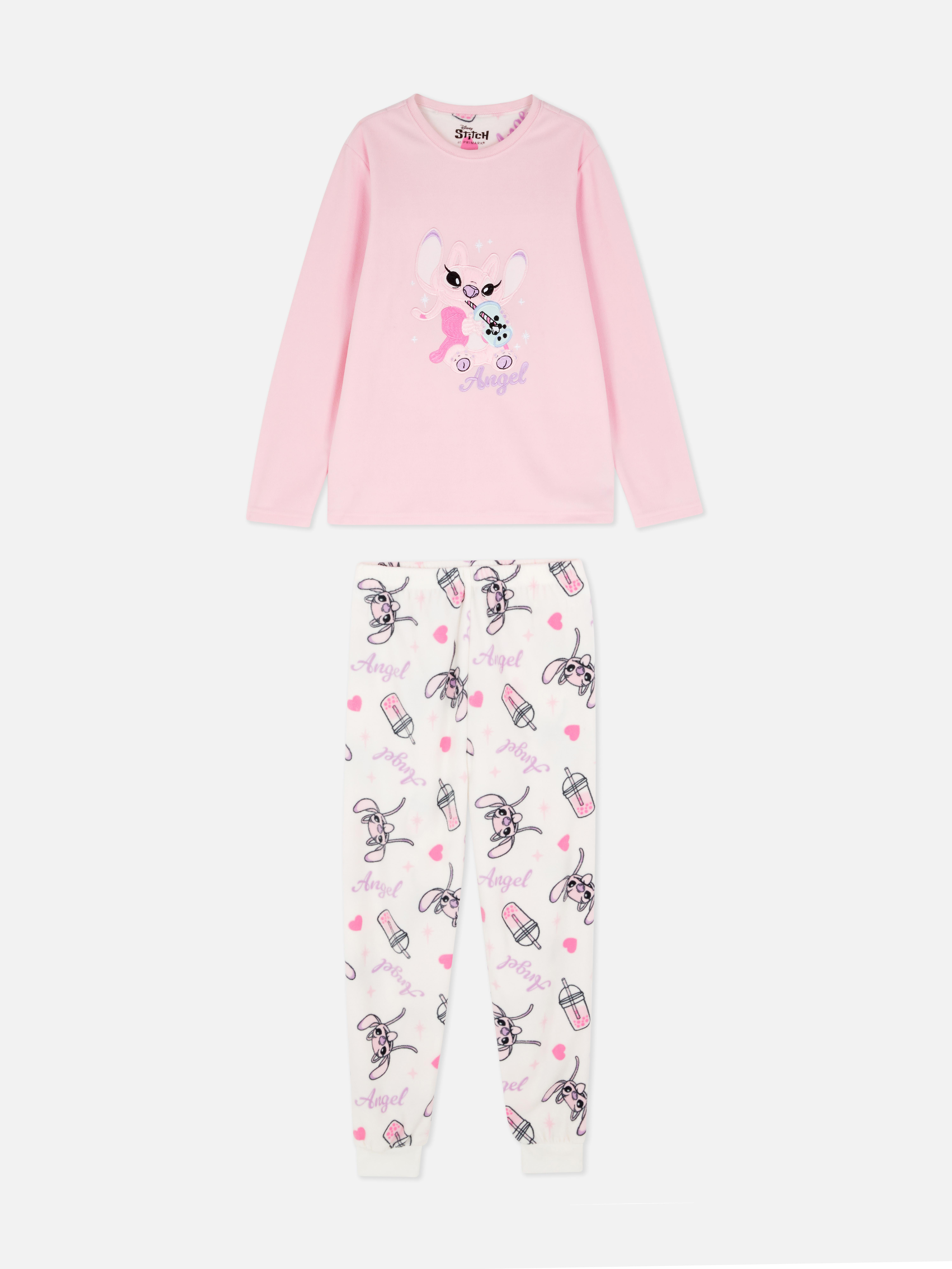 5-15yrs | Disney’s Stitch Angel Fleece Pyjamas