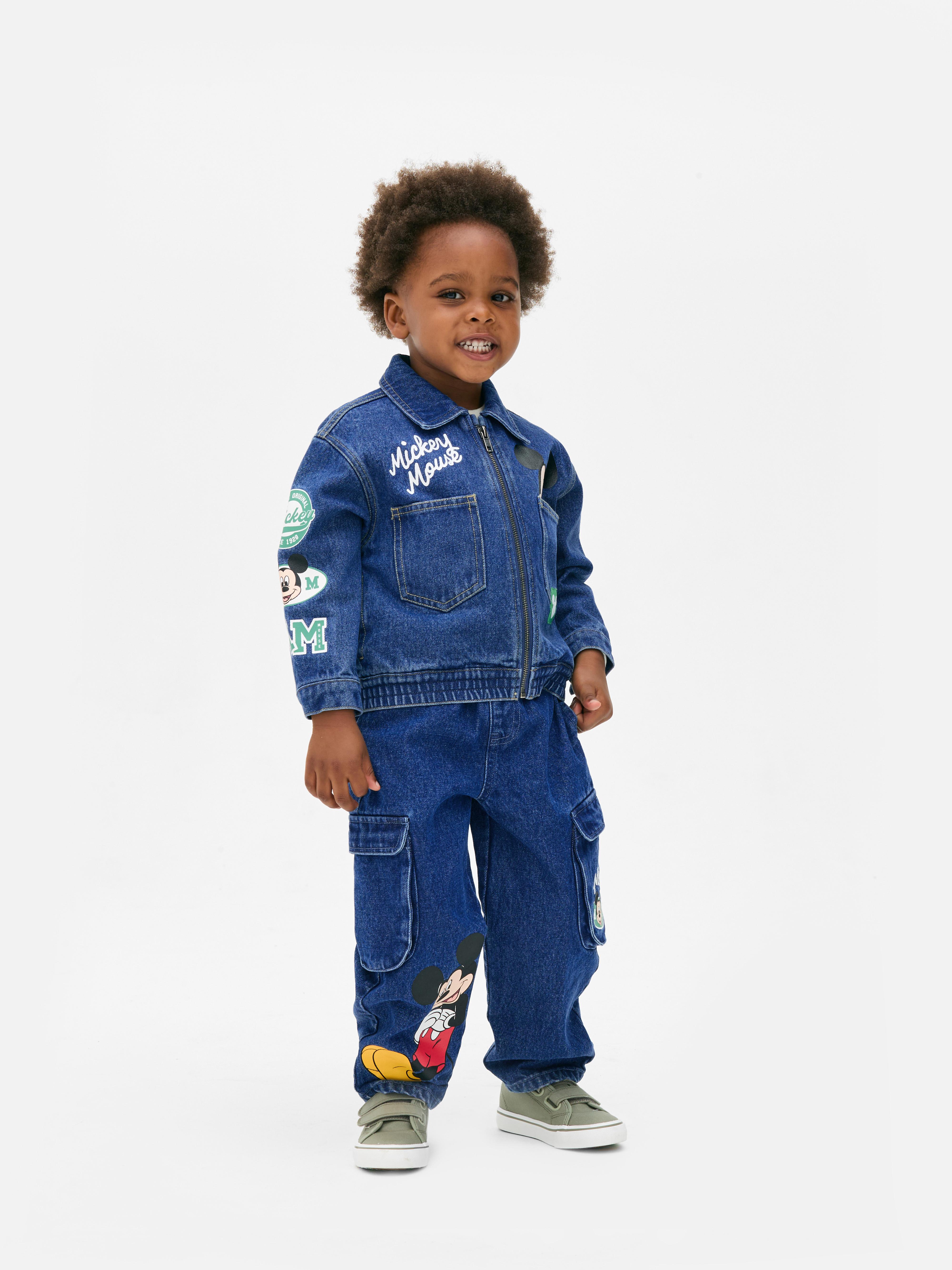 1,5-8 ans | Veste en jean zippée Disney Mickey Mouse