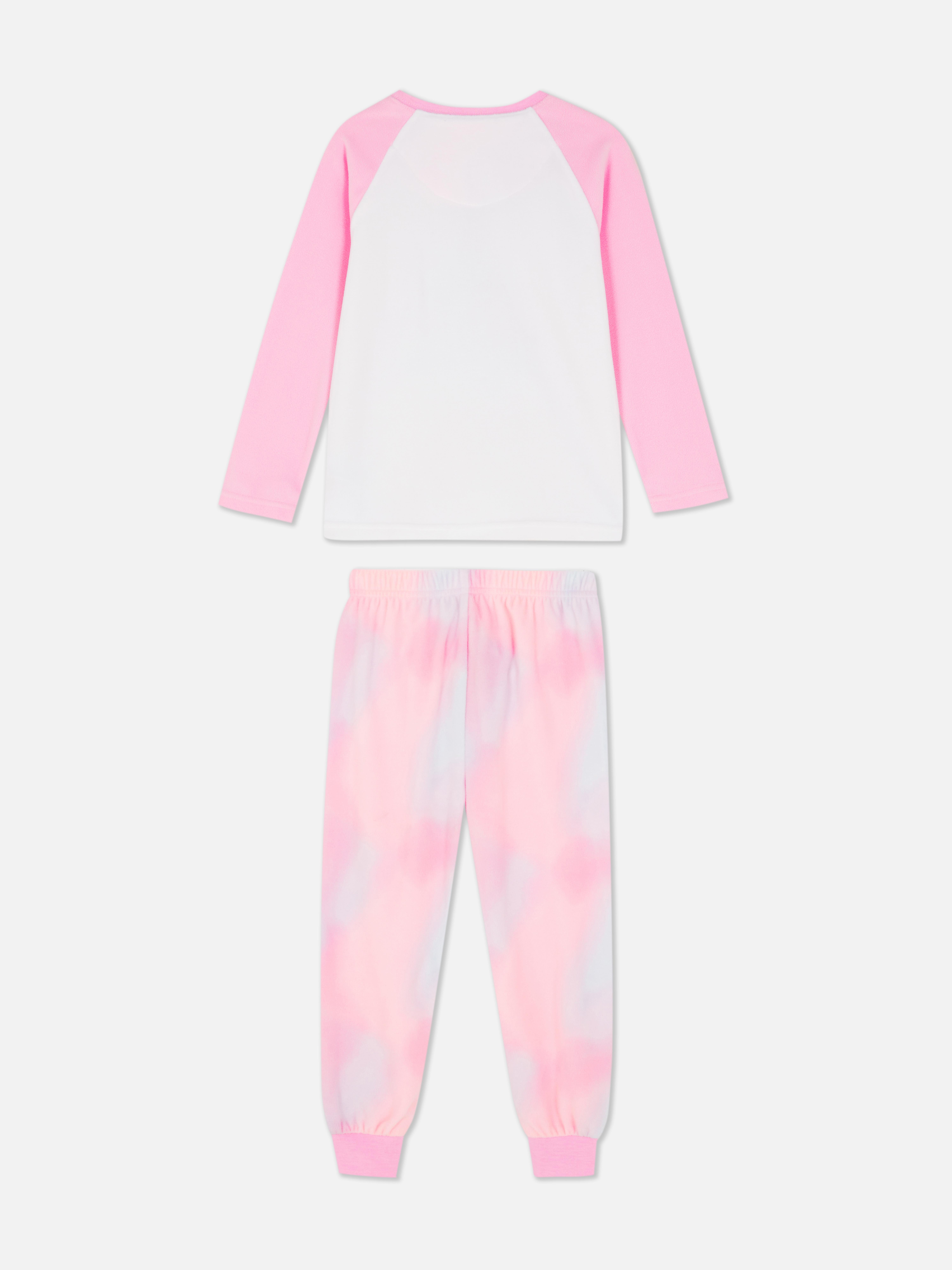 Fleece pyjama met eenhoorn