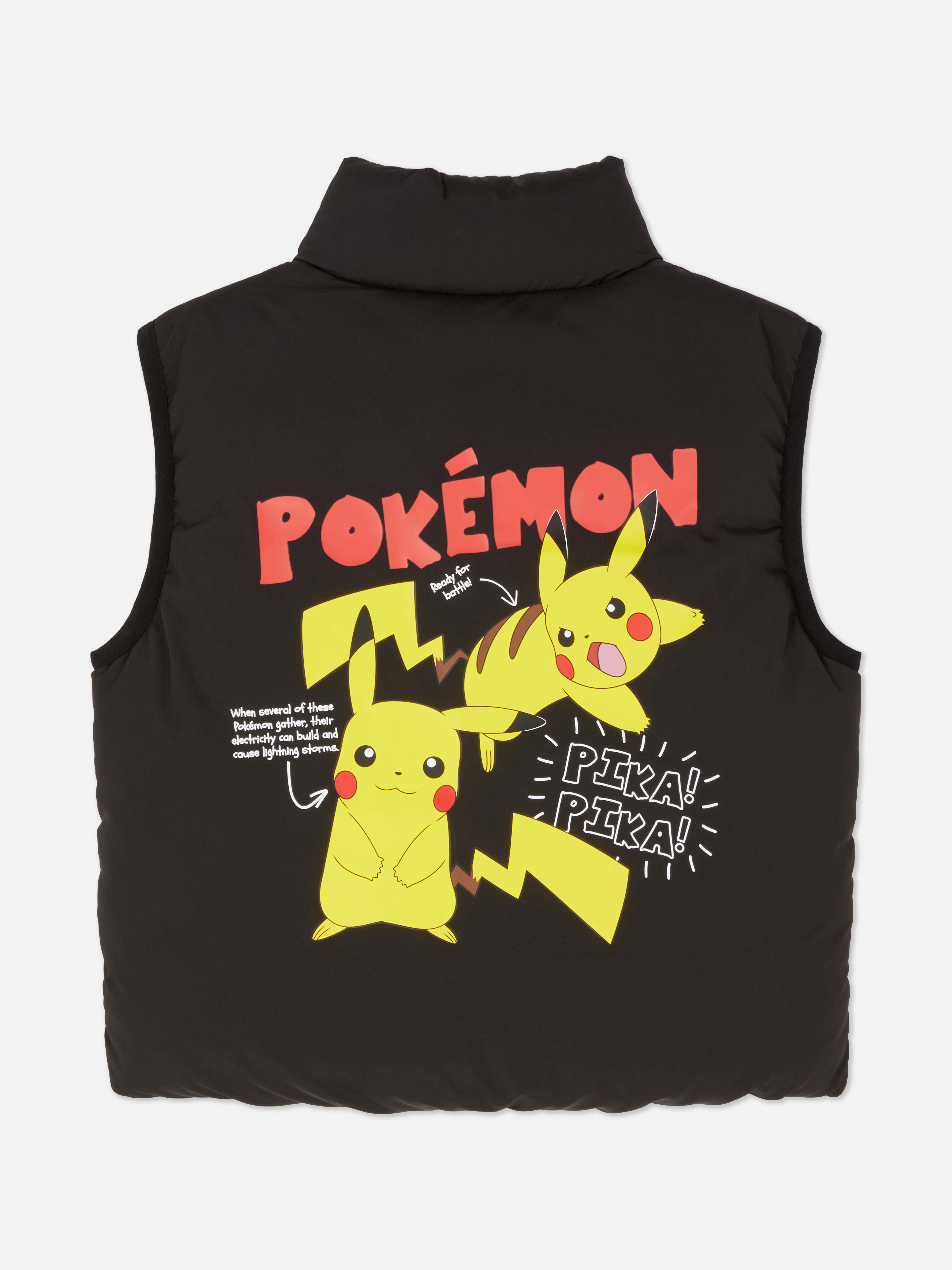 3–8 ans | Veste sans manches zippée Pokémon