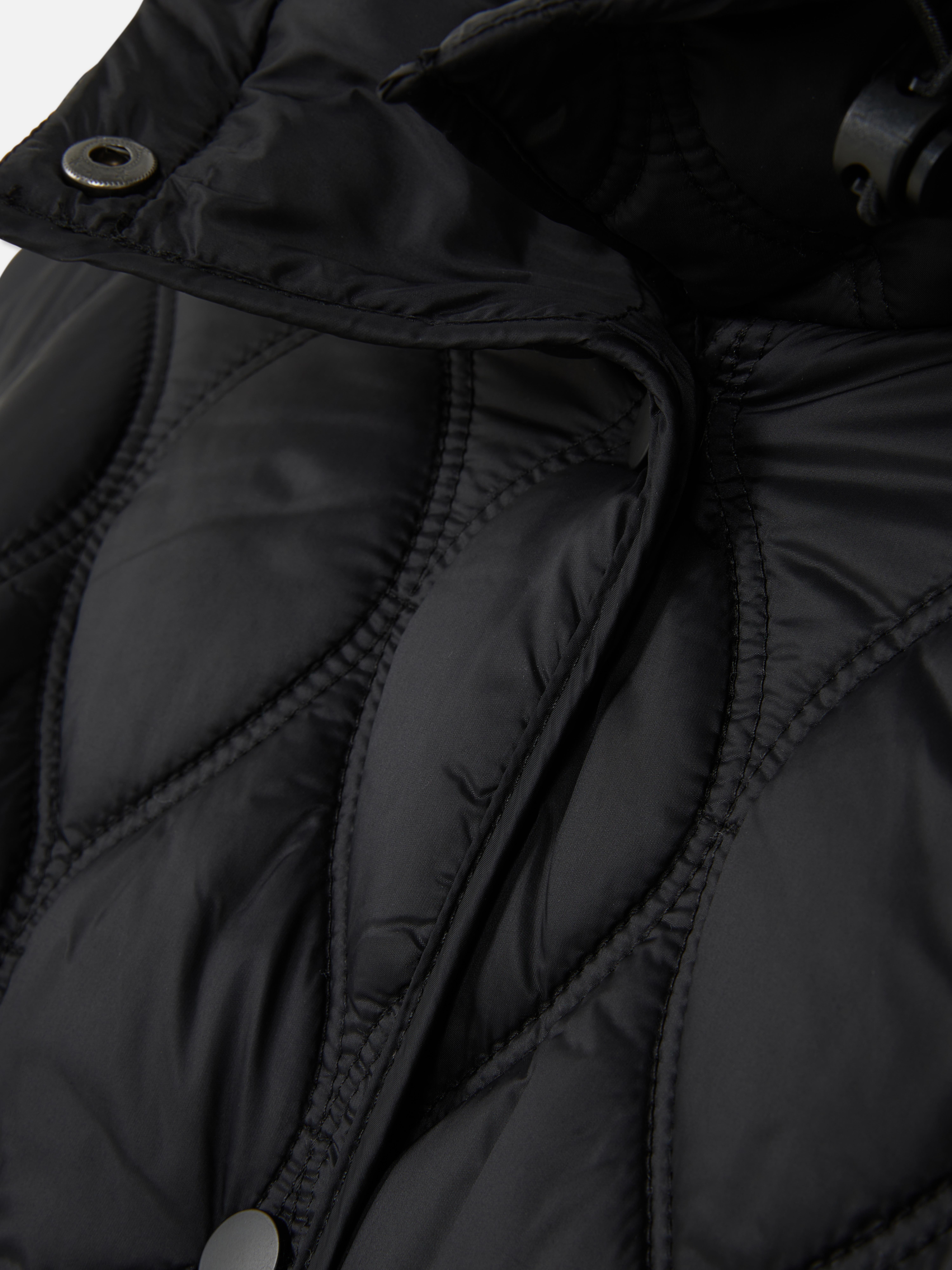 Quilted Hooded Puffer Coat