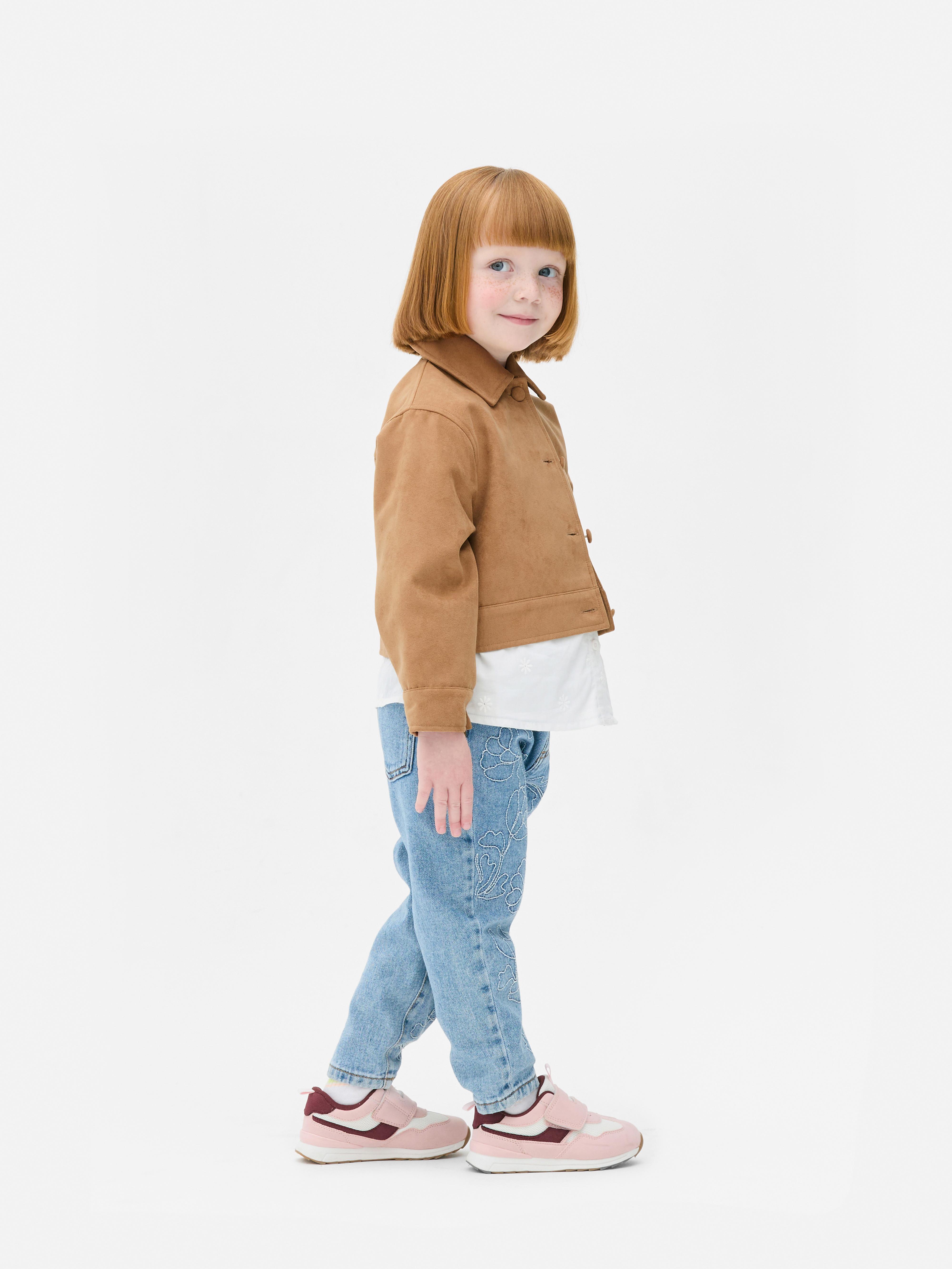 1,5-8 anni | Giacca stile camicia in camoscio sintetico
