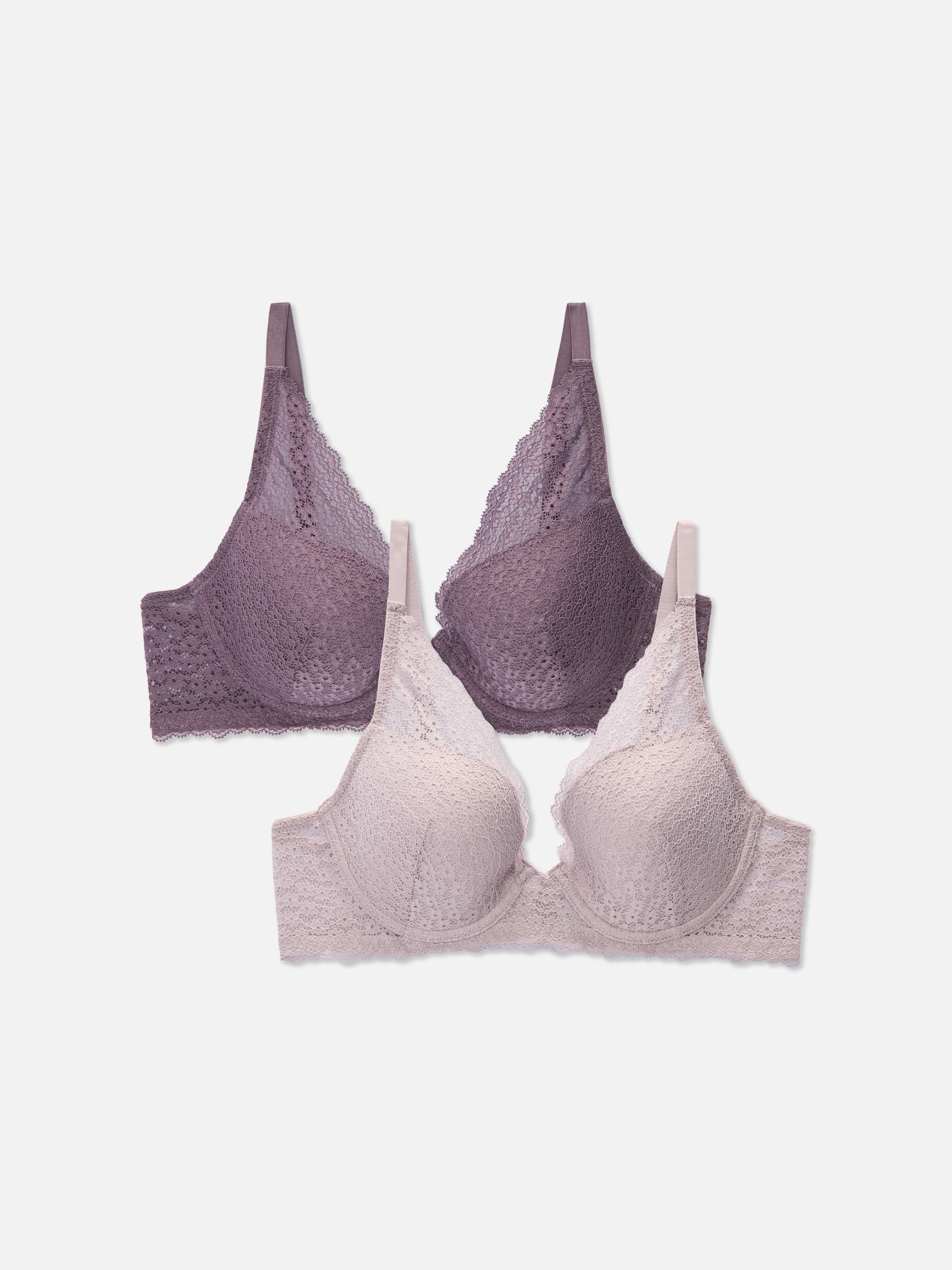 2 reggiseni scollati in pizzo