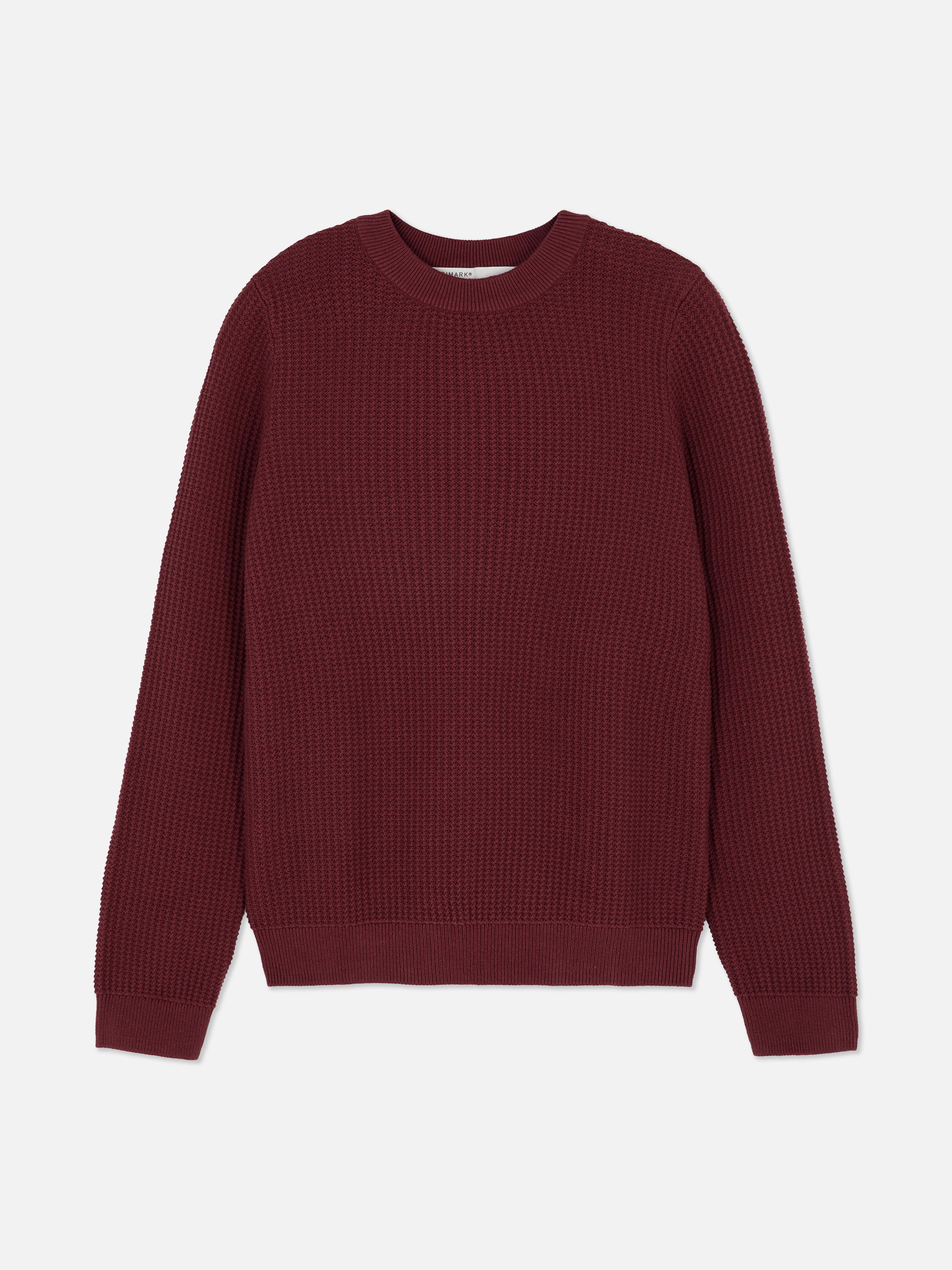 Strickpullover Burgunderrot