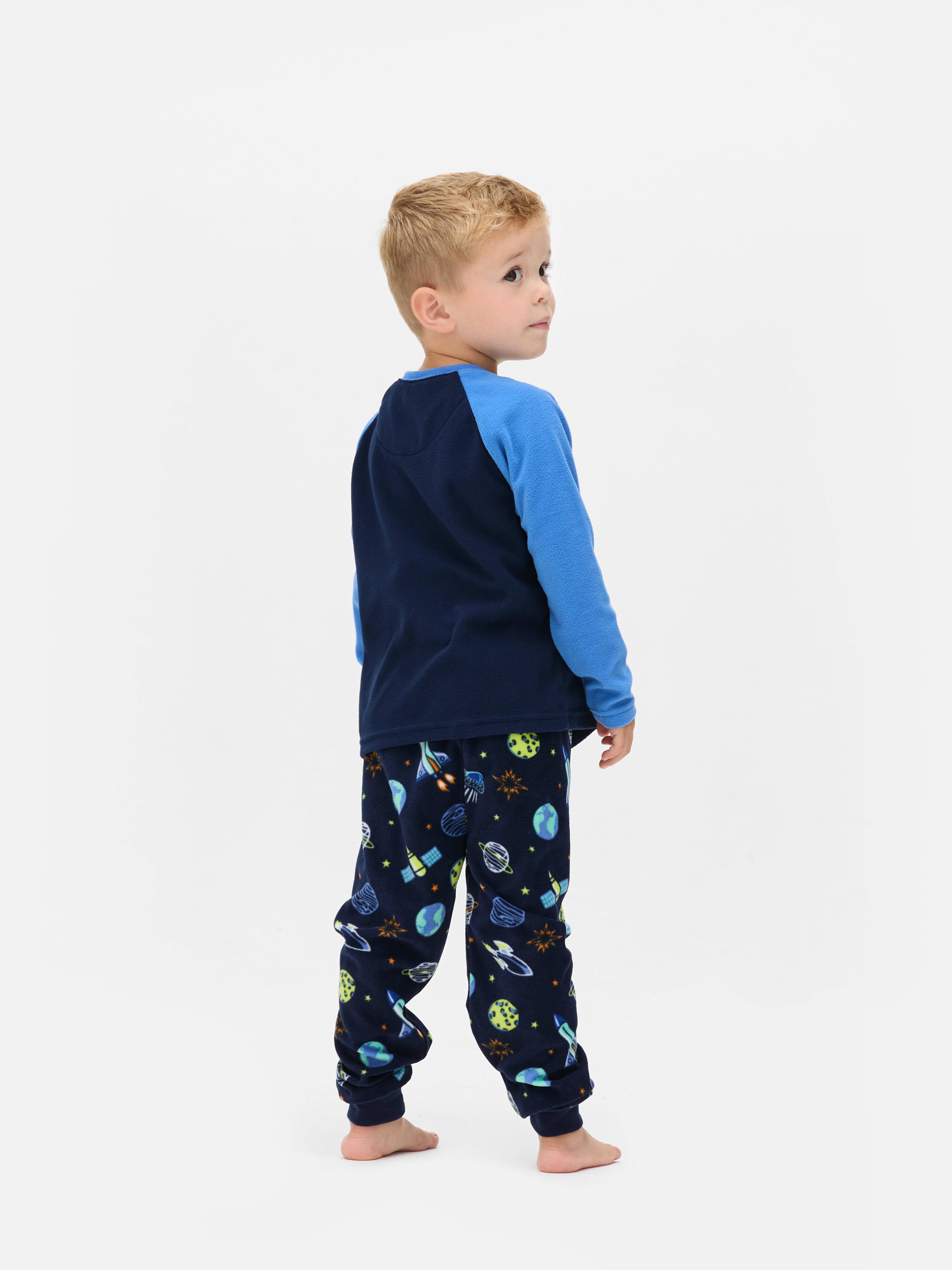 18 mois–8 ans | Pyjama en molleton à motif espace