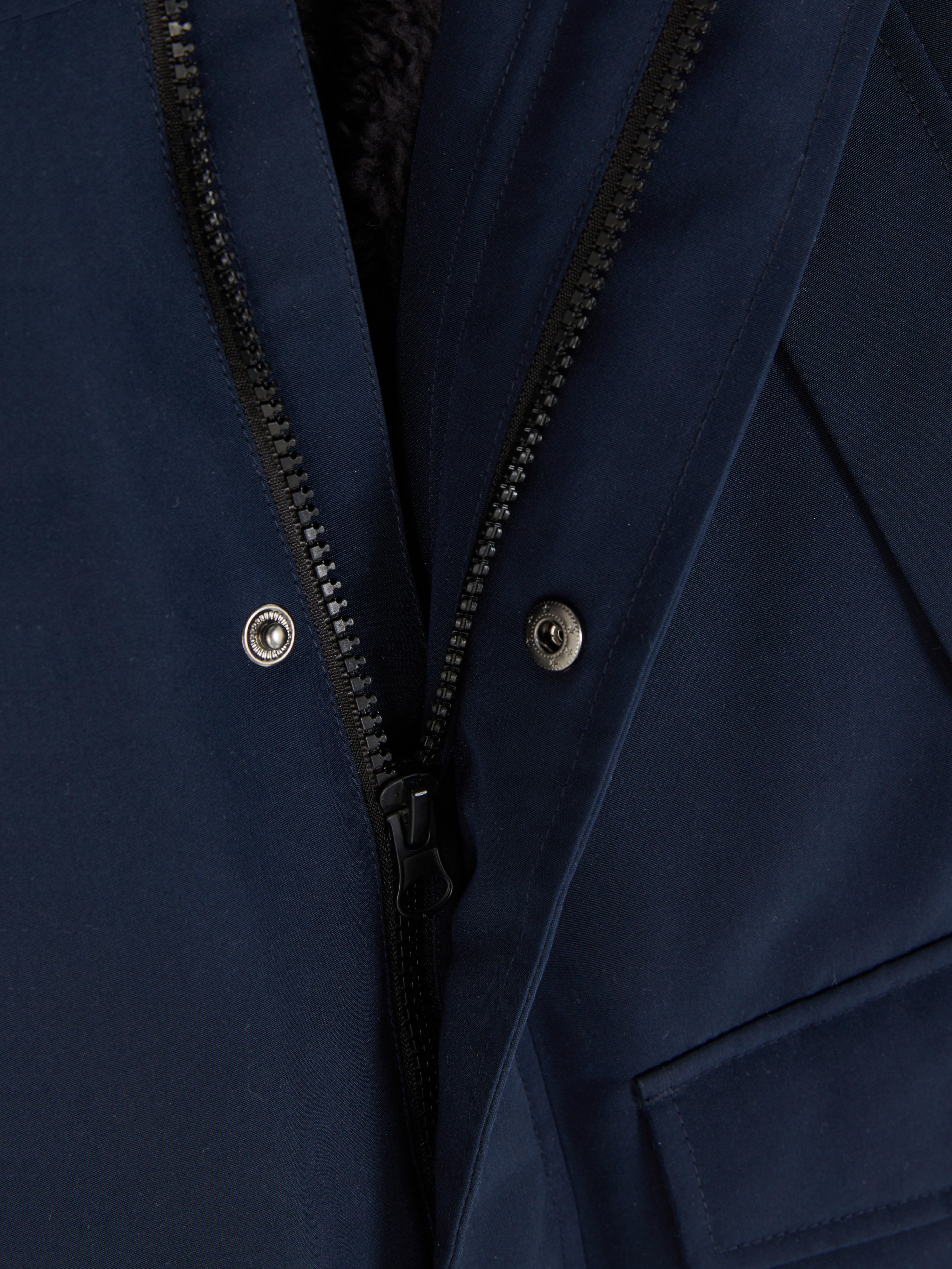 Boys Navy 1.5-7yrs | Zip-Up Parka | Primark