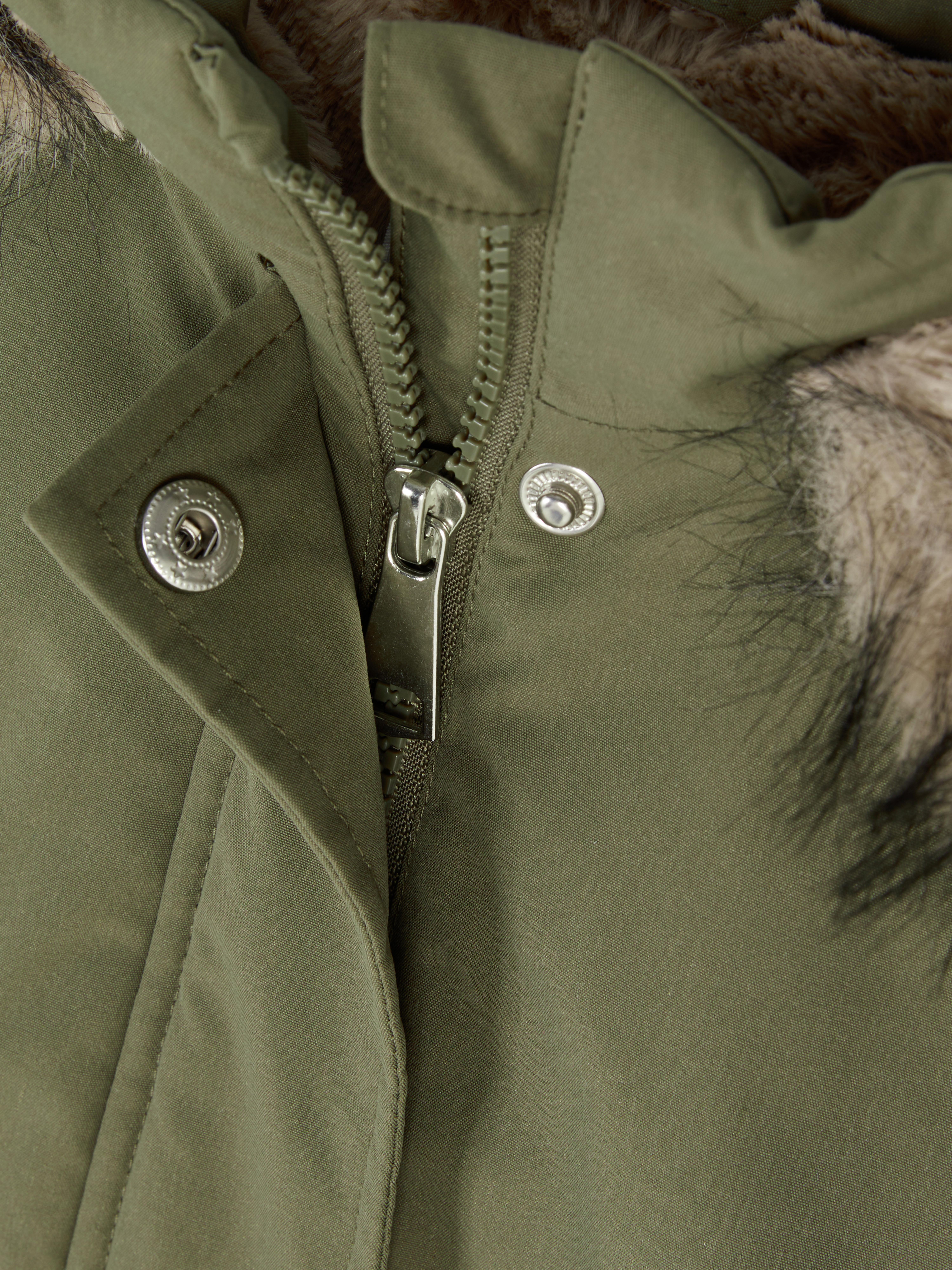 7-15yrs | Faux Fur Trim Parka