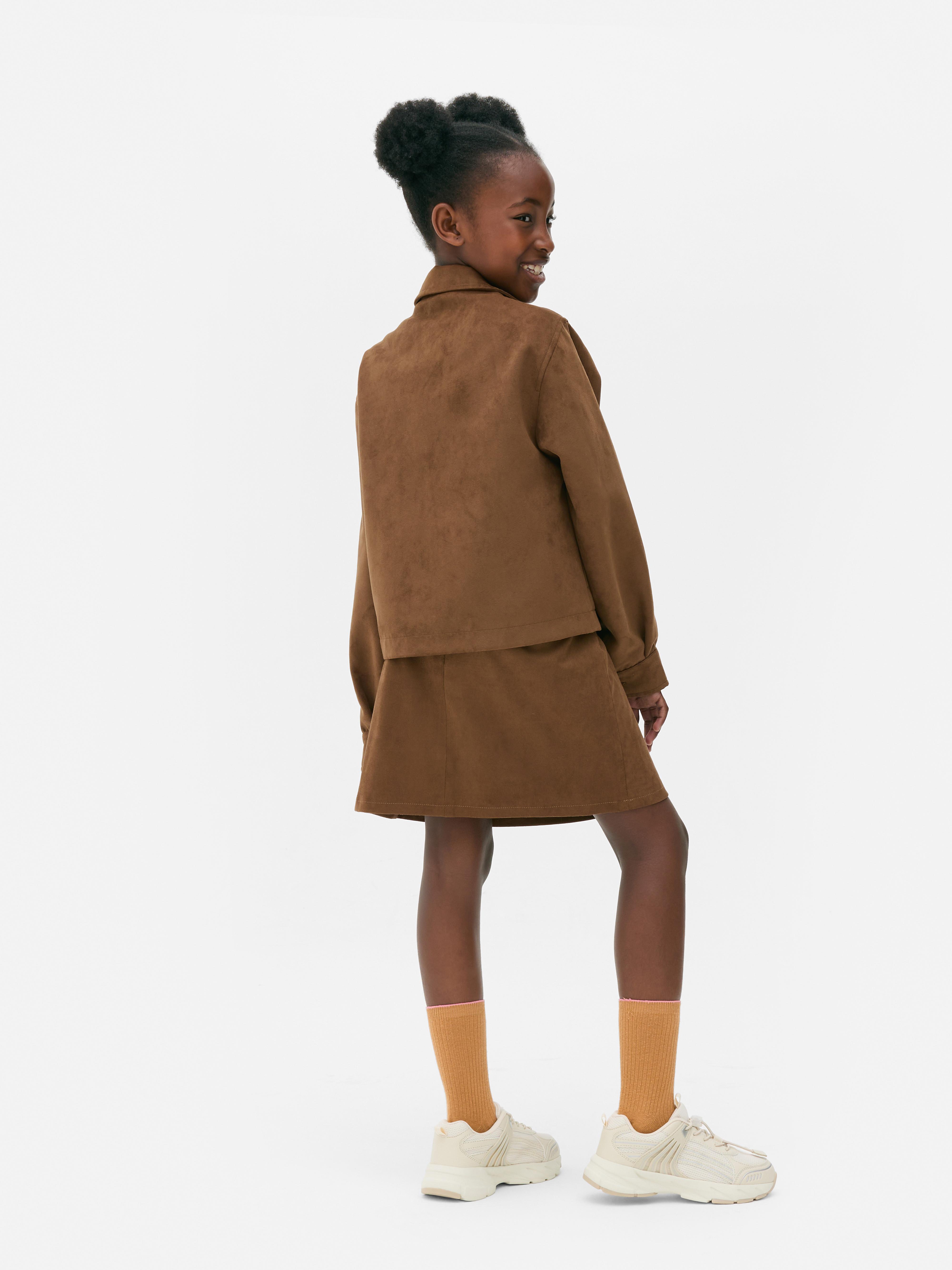7–15 Jahre | Hemdjacke in Wildleder-Optik