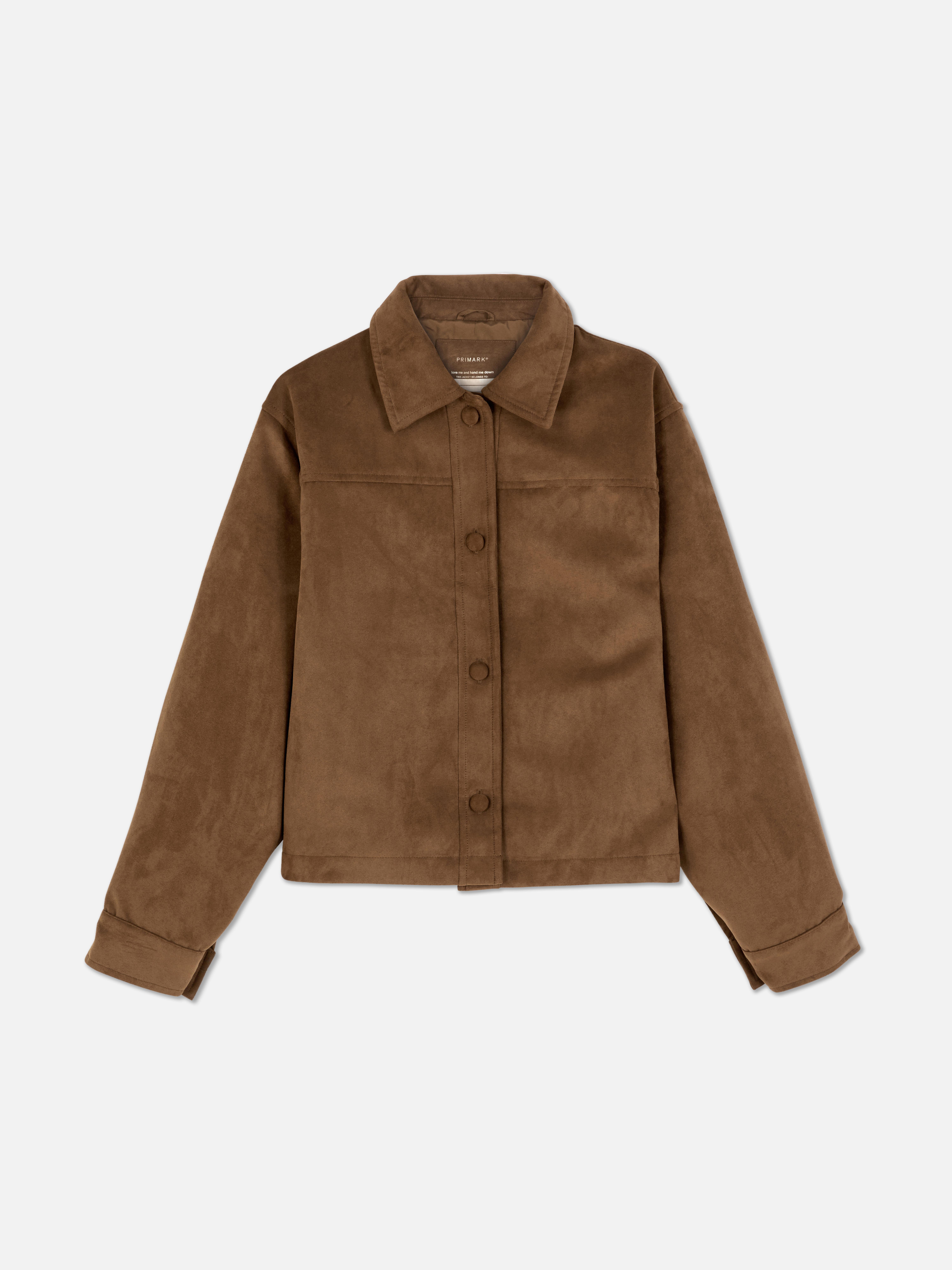 7–15 Jahre | Hemdjacke in Wildleder-Optik
