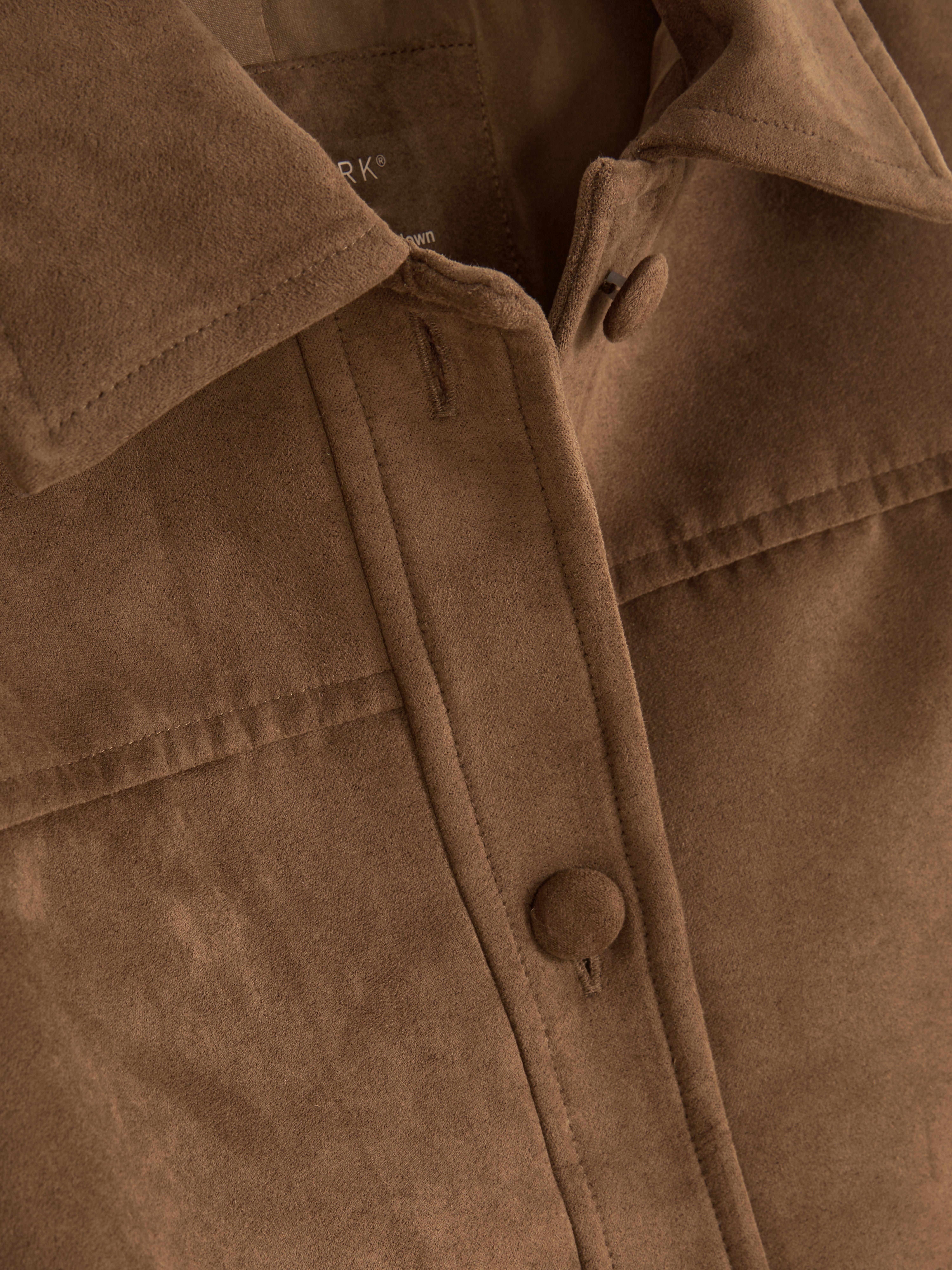 7–15 Jahre | Hemdjacke in Wildleder-Optik