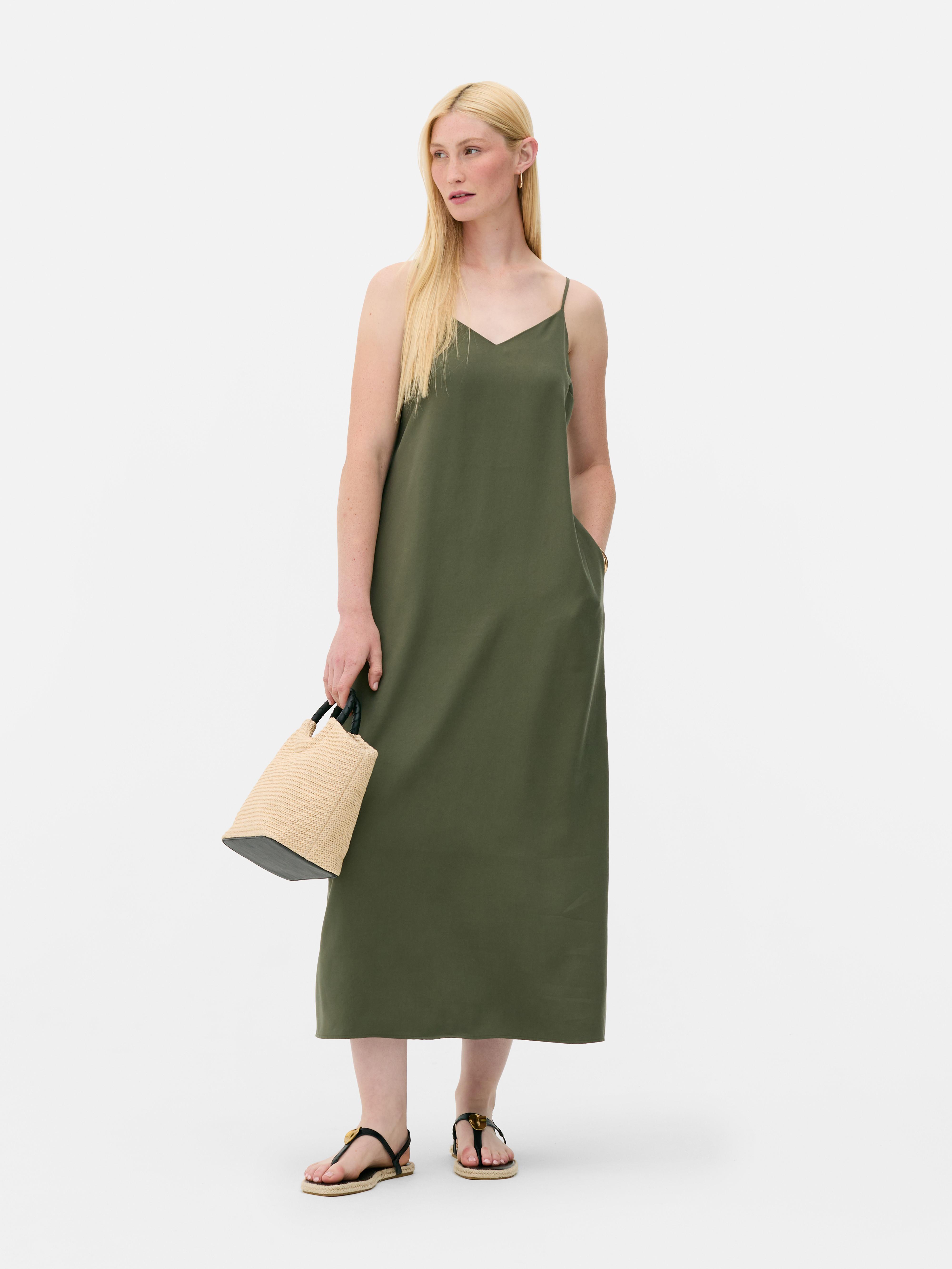 Midi-Trägerkleid
