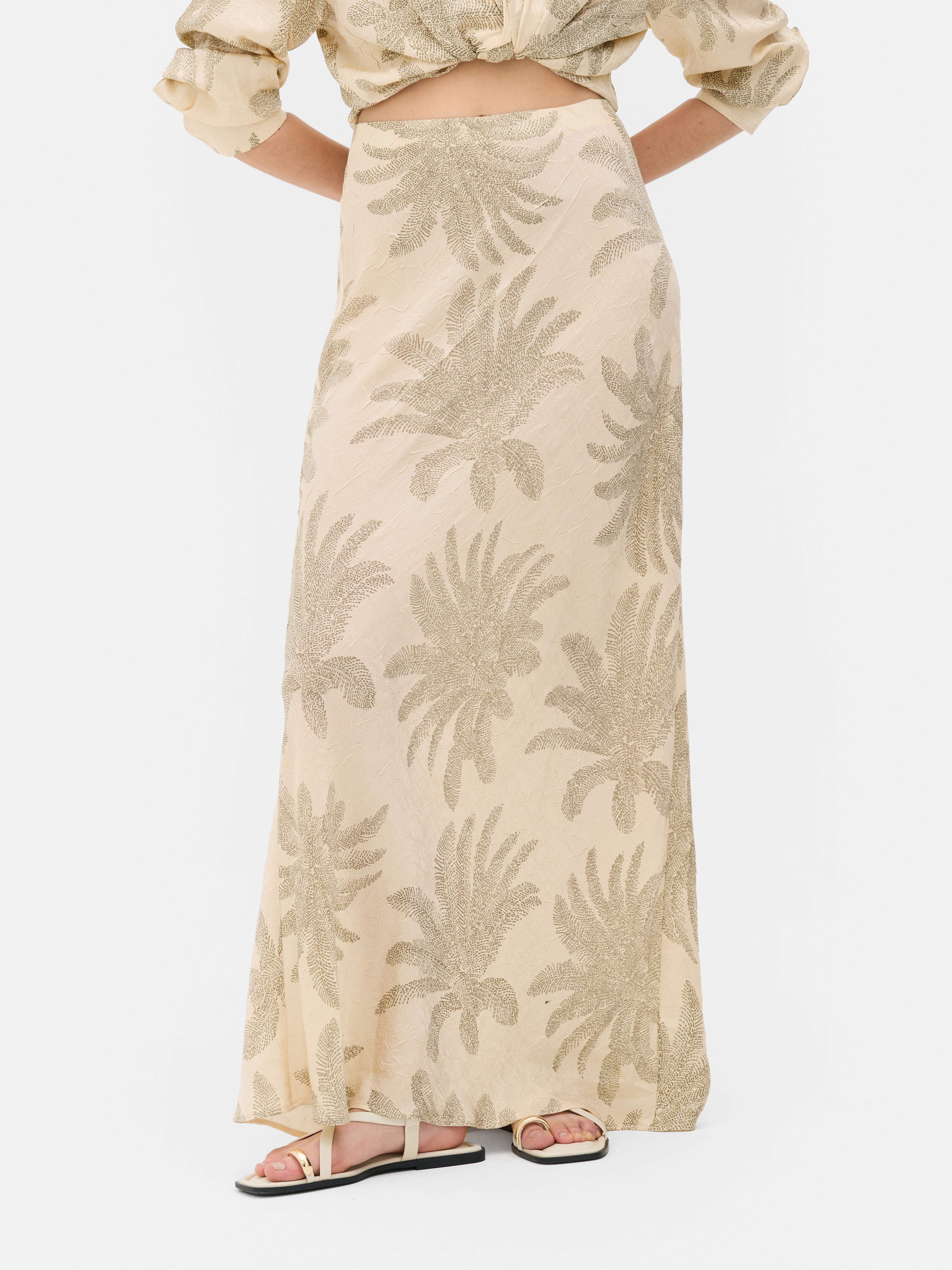 Paula Echevarria Printed Maxi Skirt