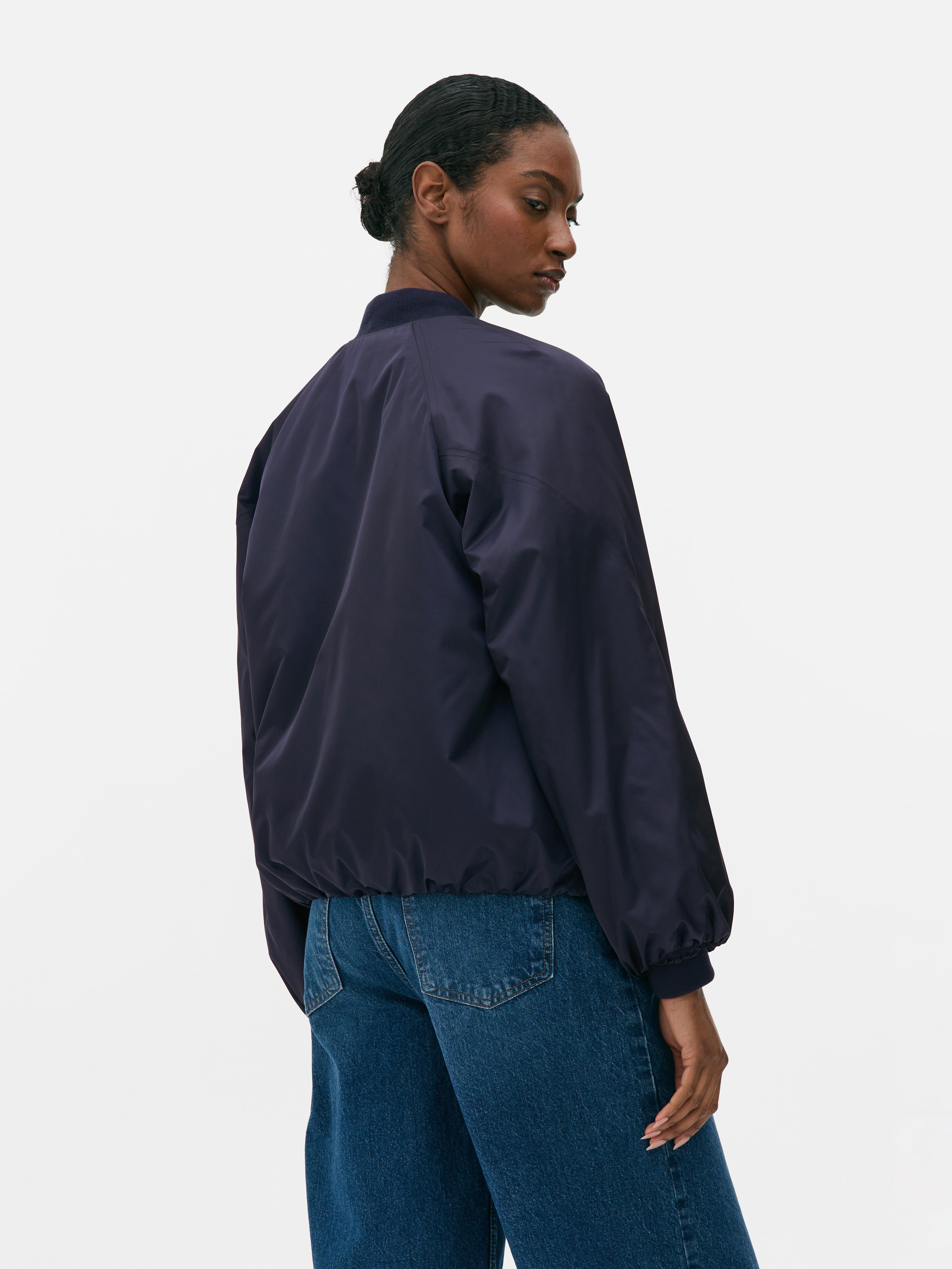 Blouson bomber à manches ballon