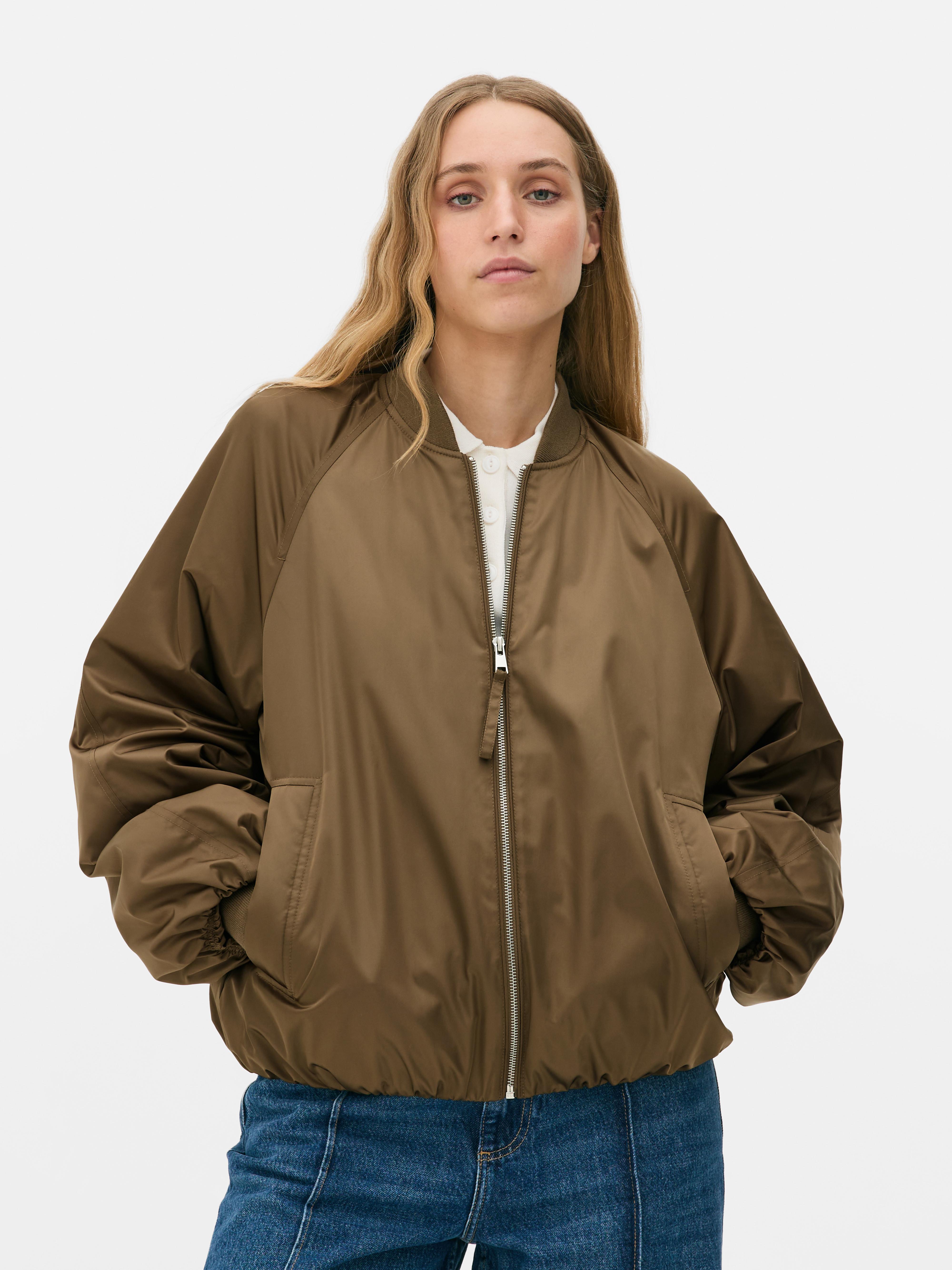 Bomberjacke mit Ballonärmeln