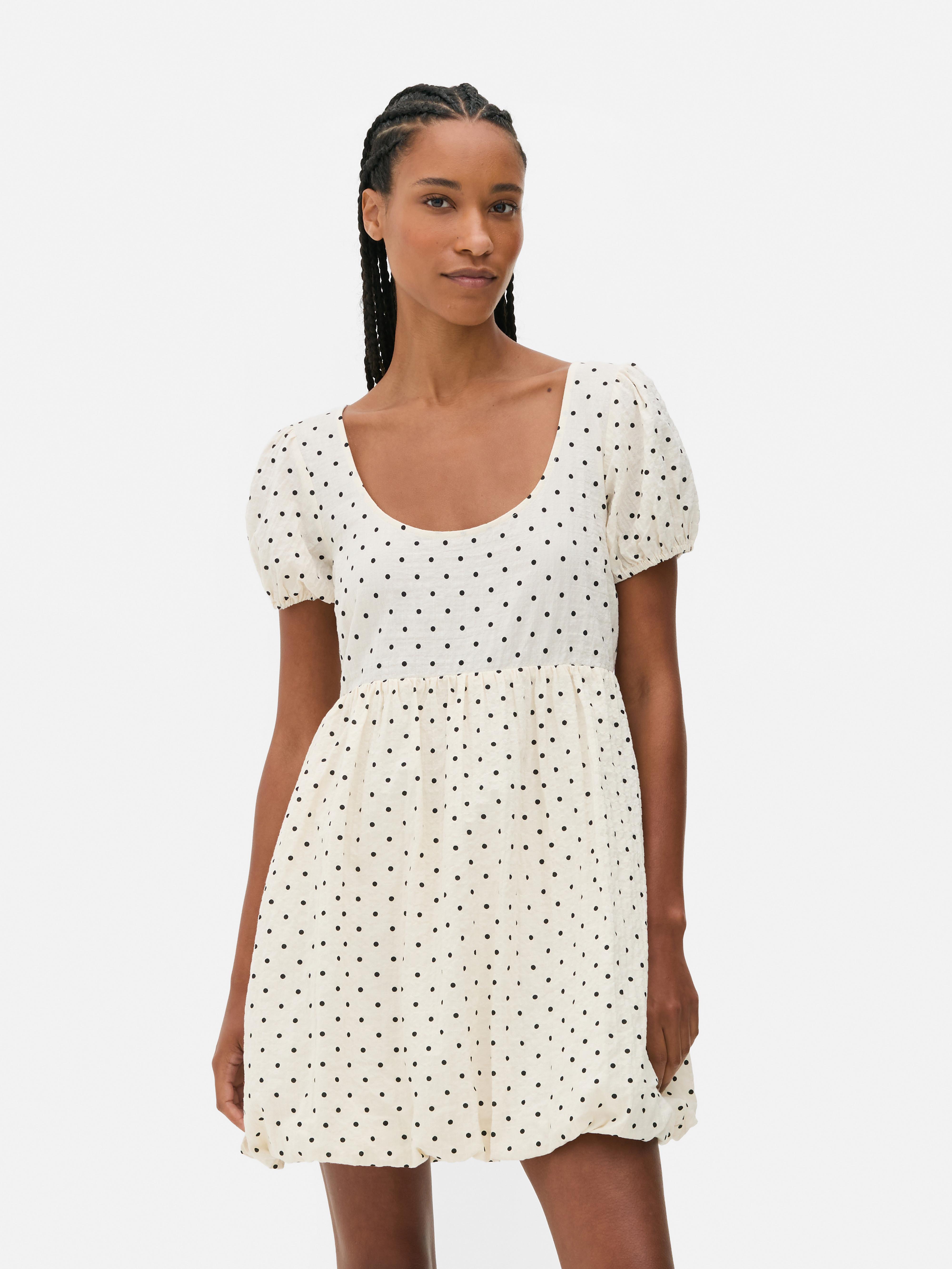 Vestido mini bolinhas