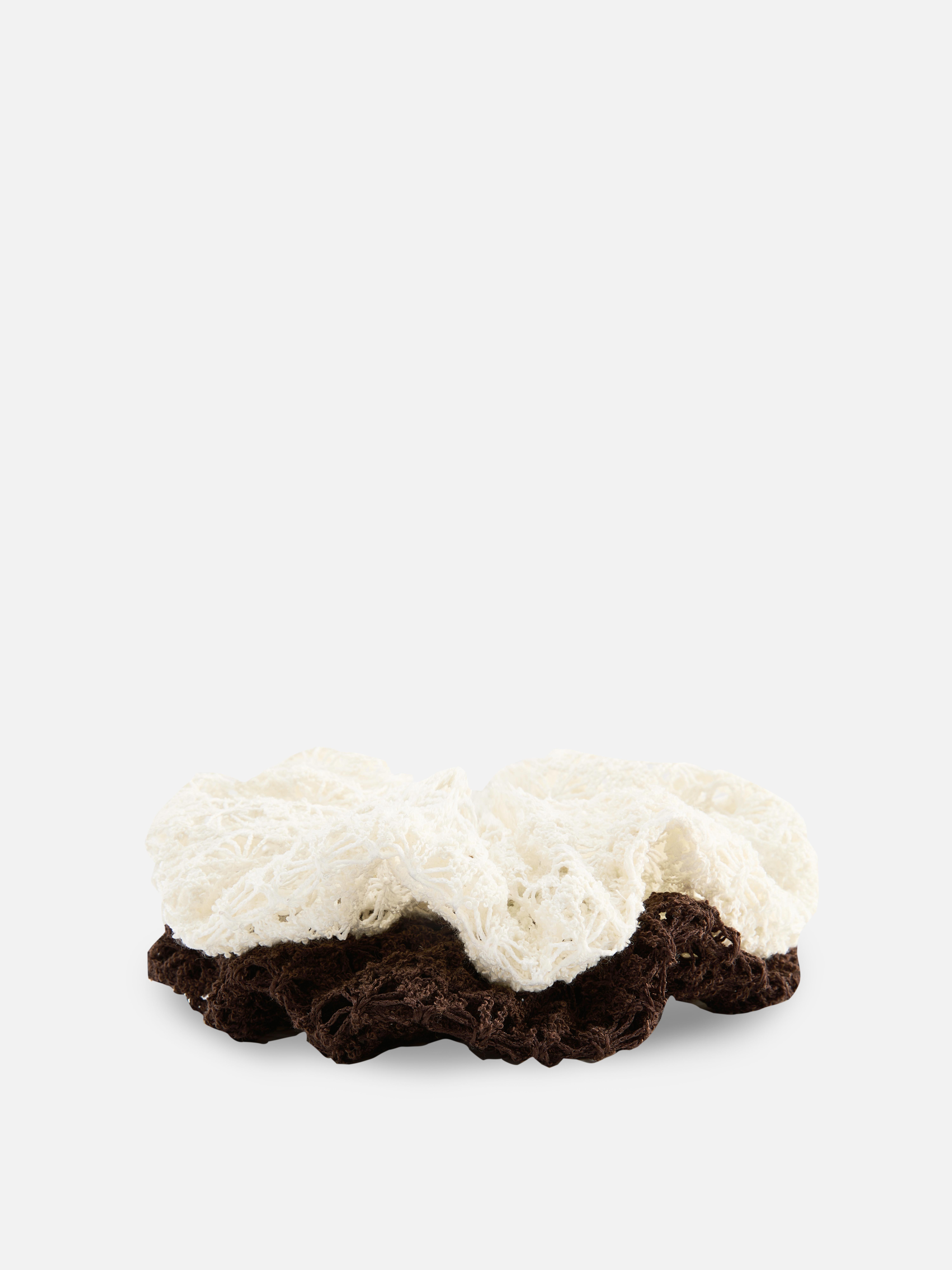 Gehaakte scrunchies, set van 2