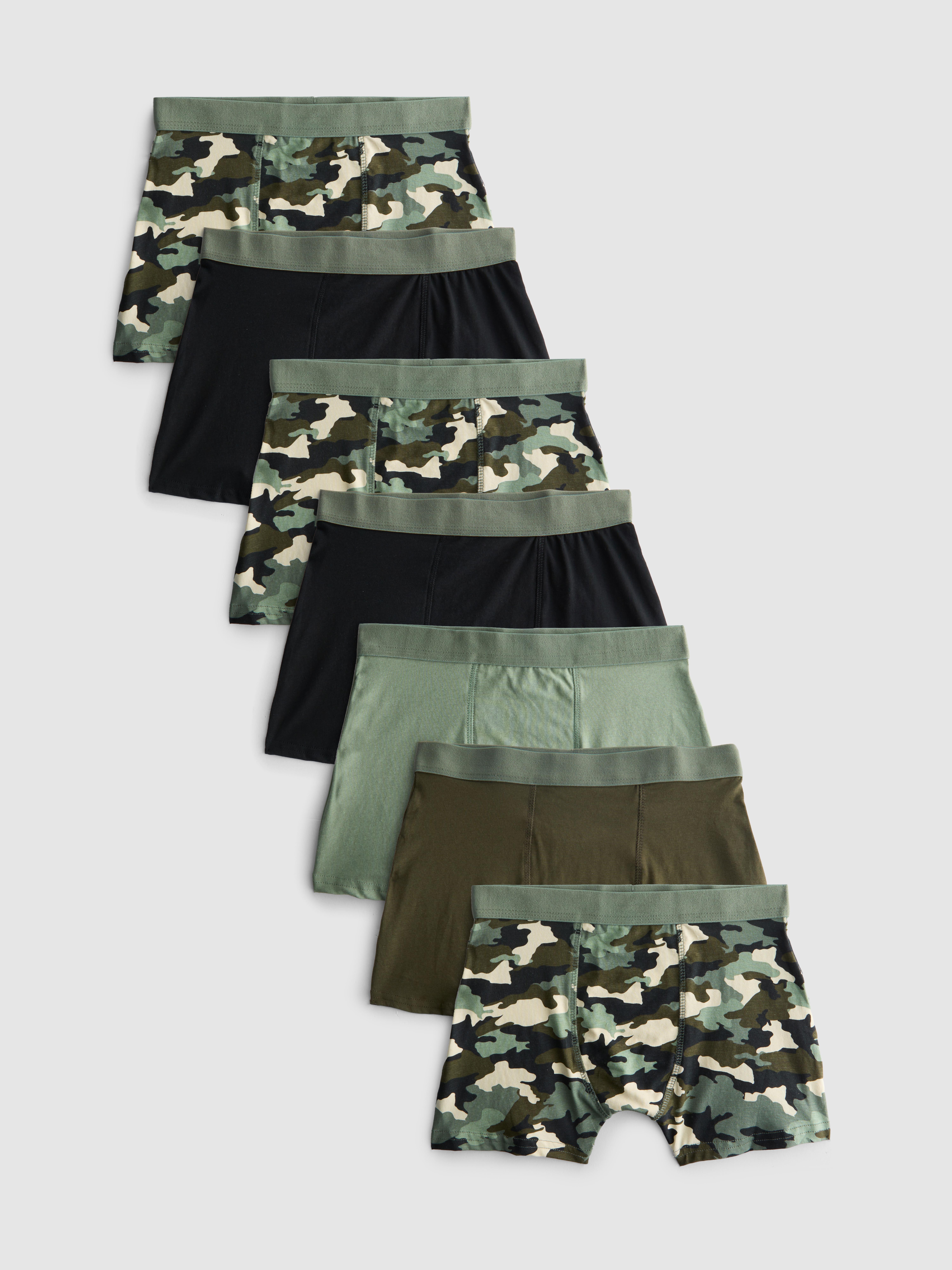 2-15yrs | 7pk Camouflage Print Trunks