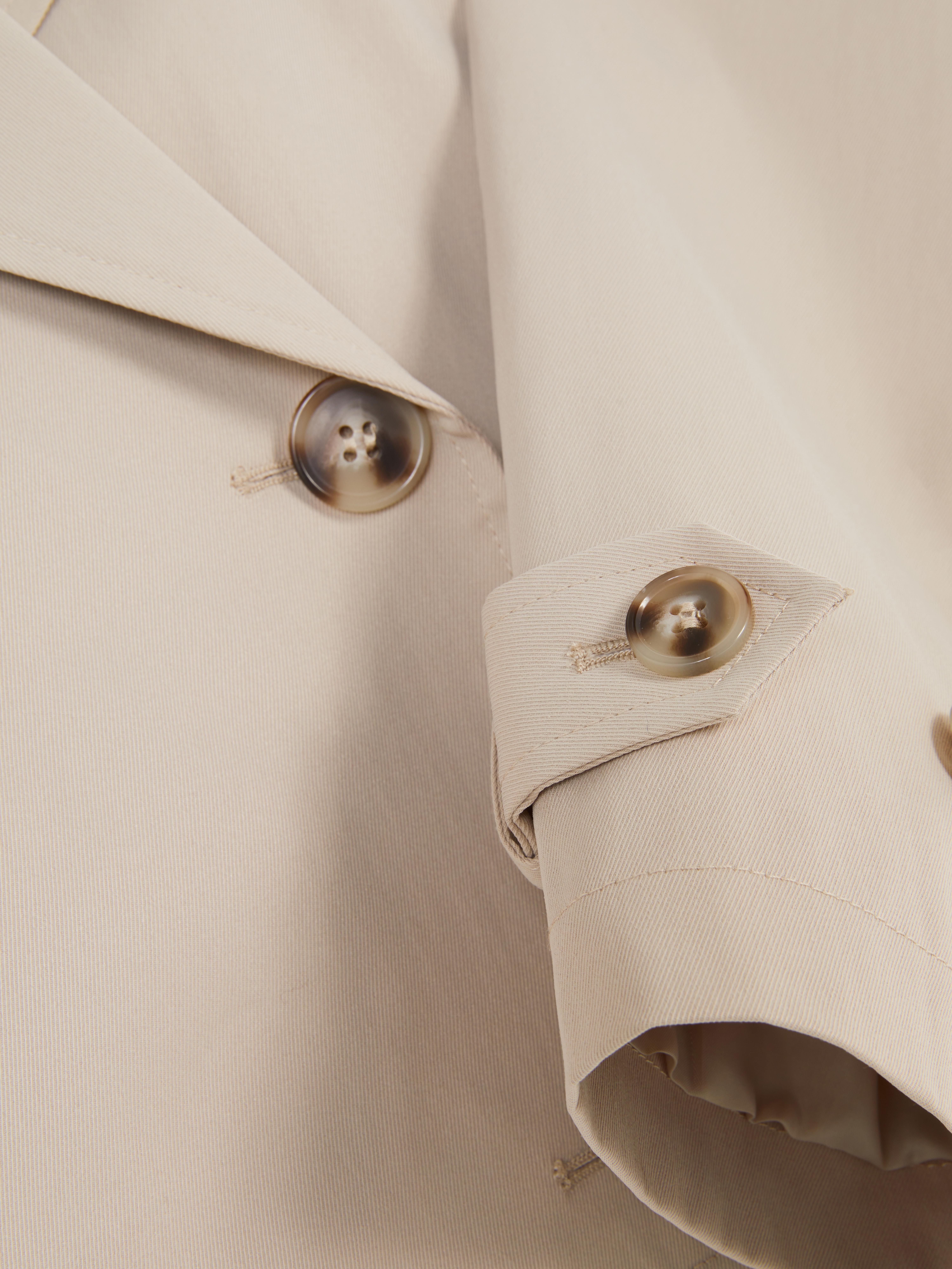 Boxy Cropped Mac Jacket