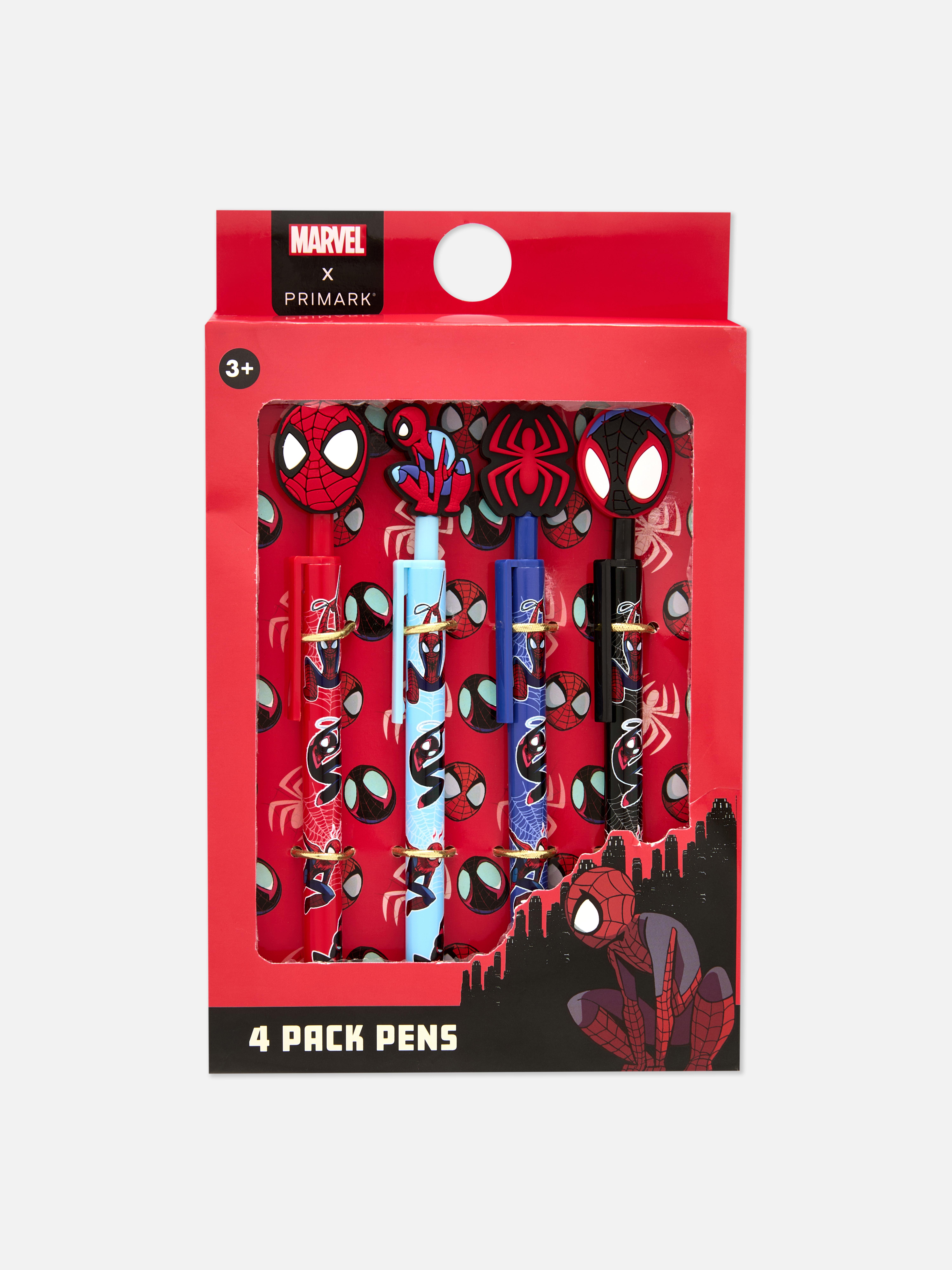 4-Pack MARVEL Spider-Man Pens