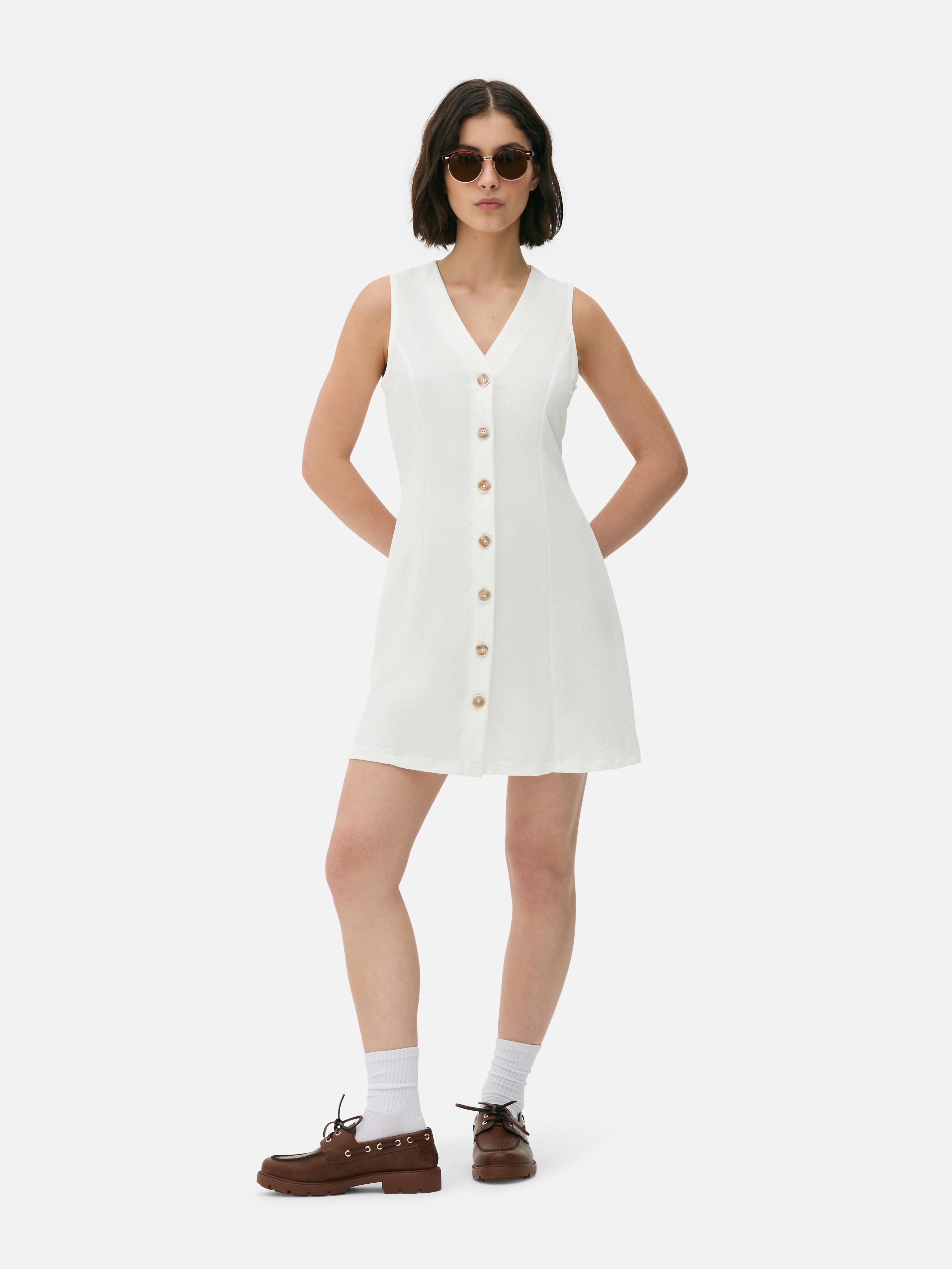 Tie Back Waist Mini Dress