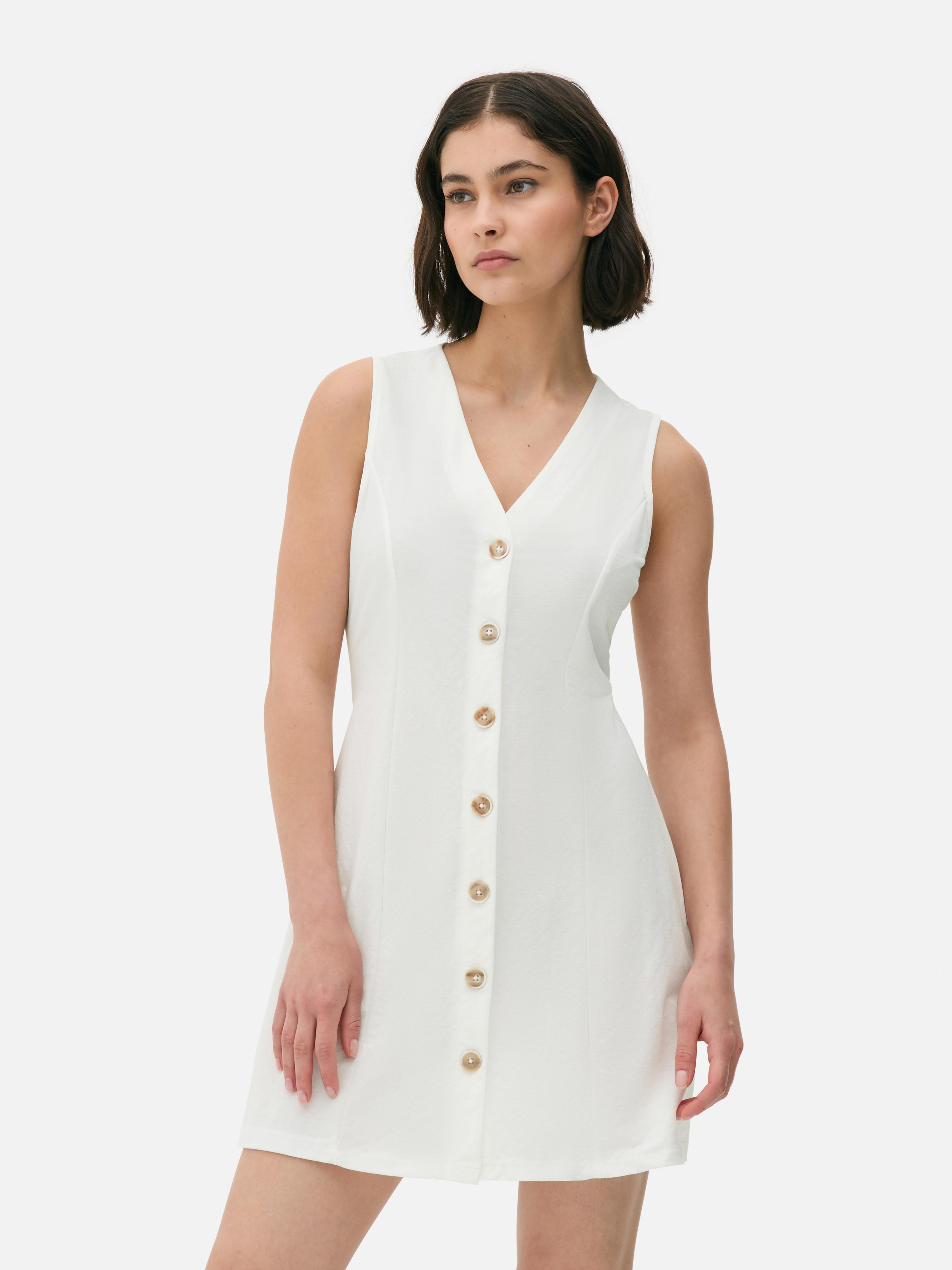 Tie Back Waist Mini Dress