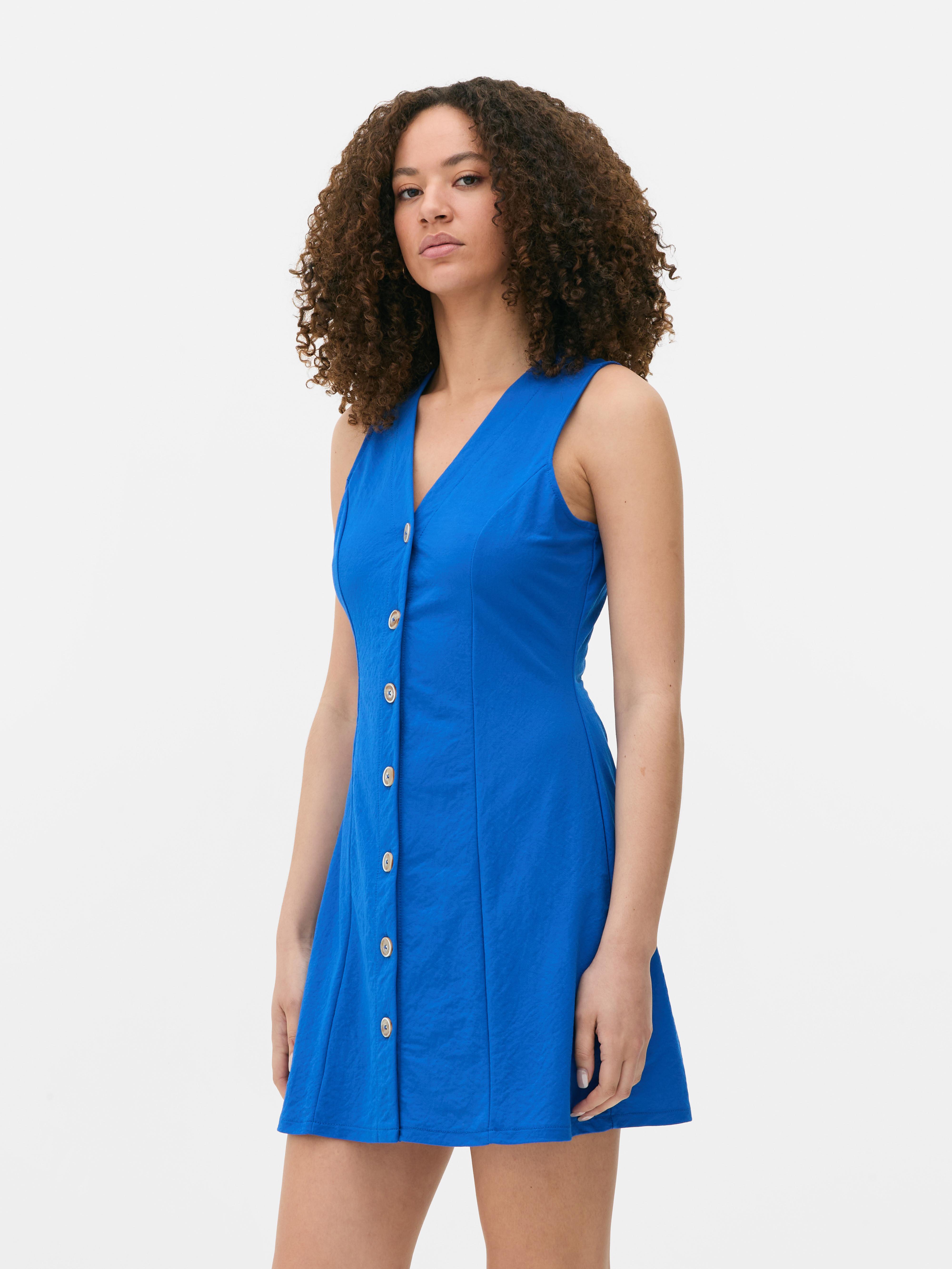 Tie Back Waist Mini Dress
