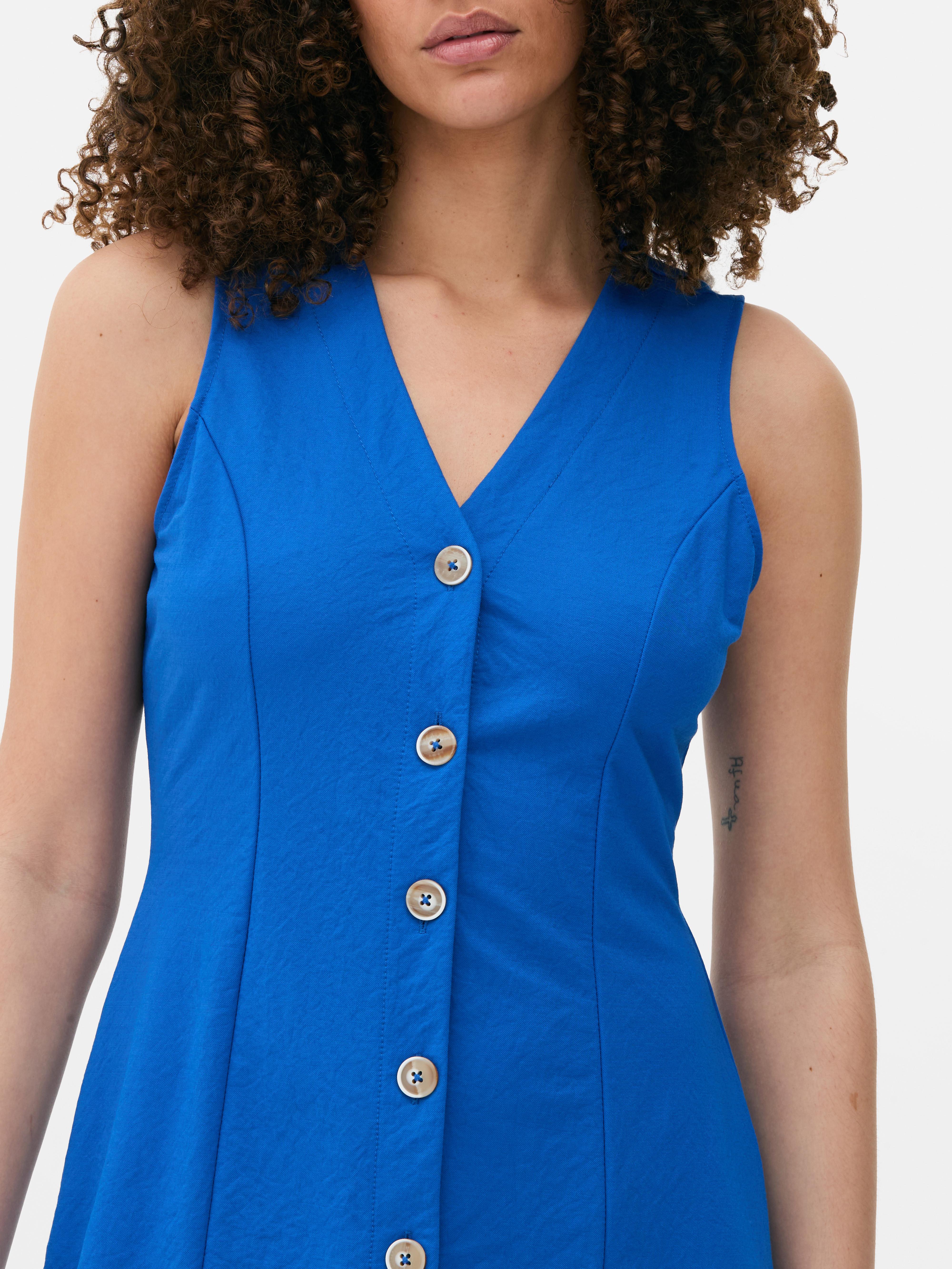 Tie Back Waist Mini Dress