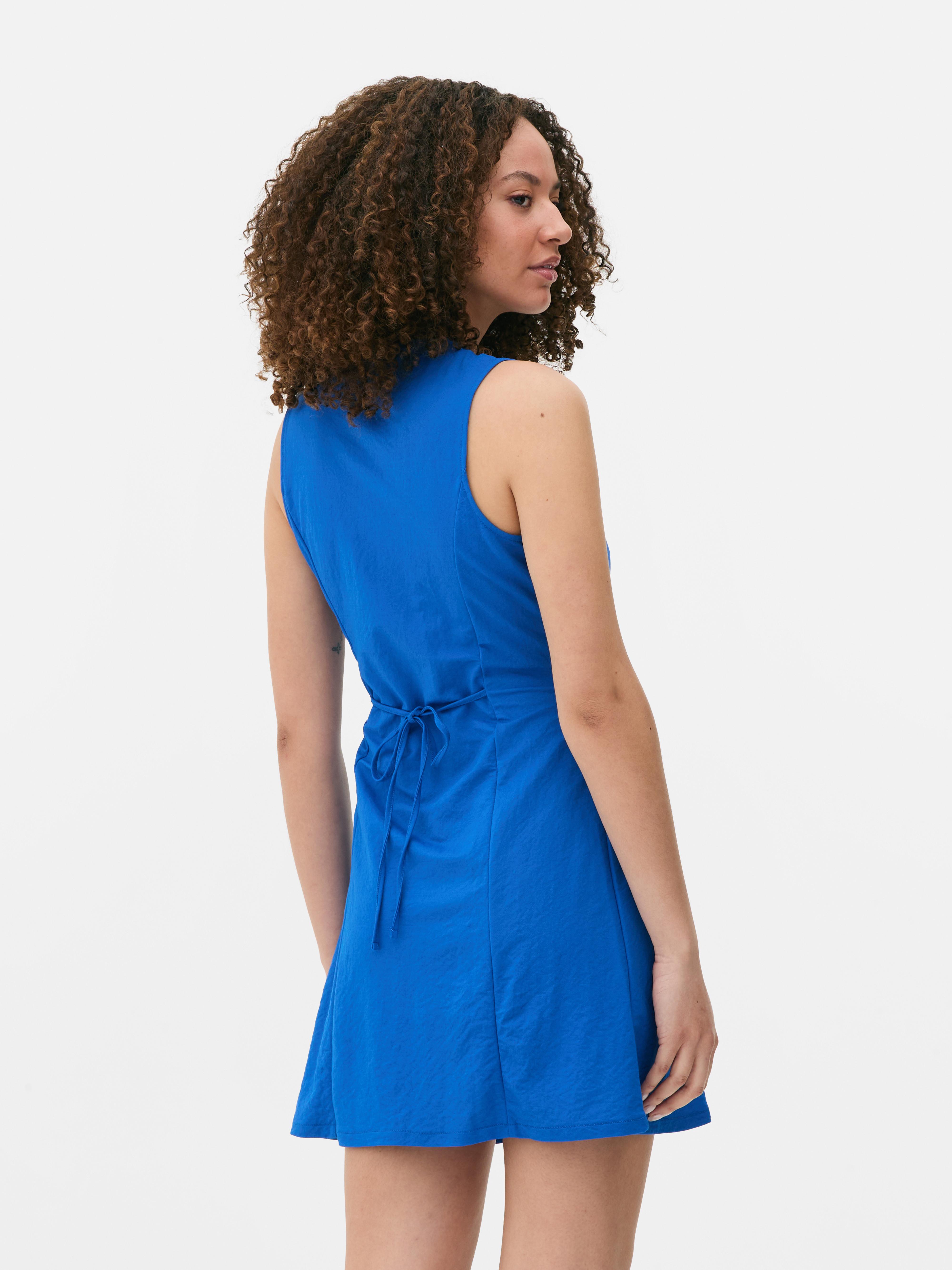 Tie Back Waist Mini Dress