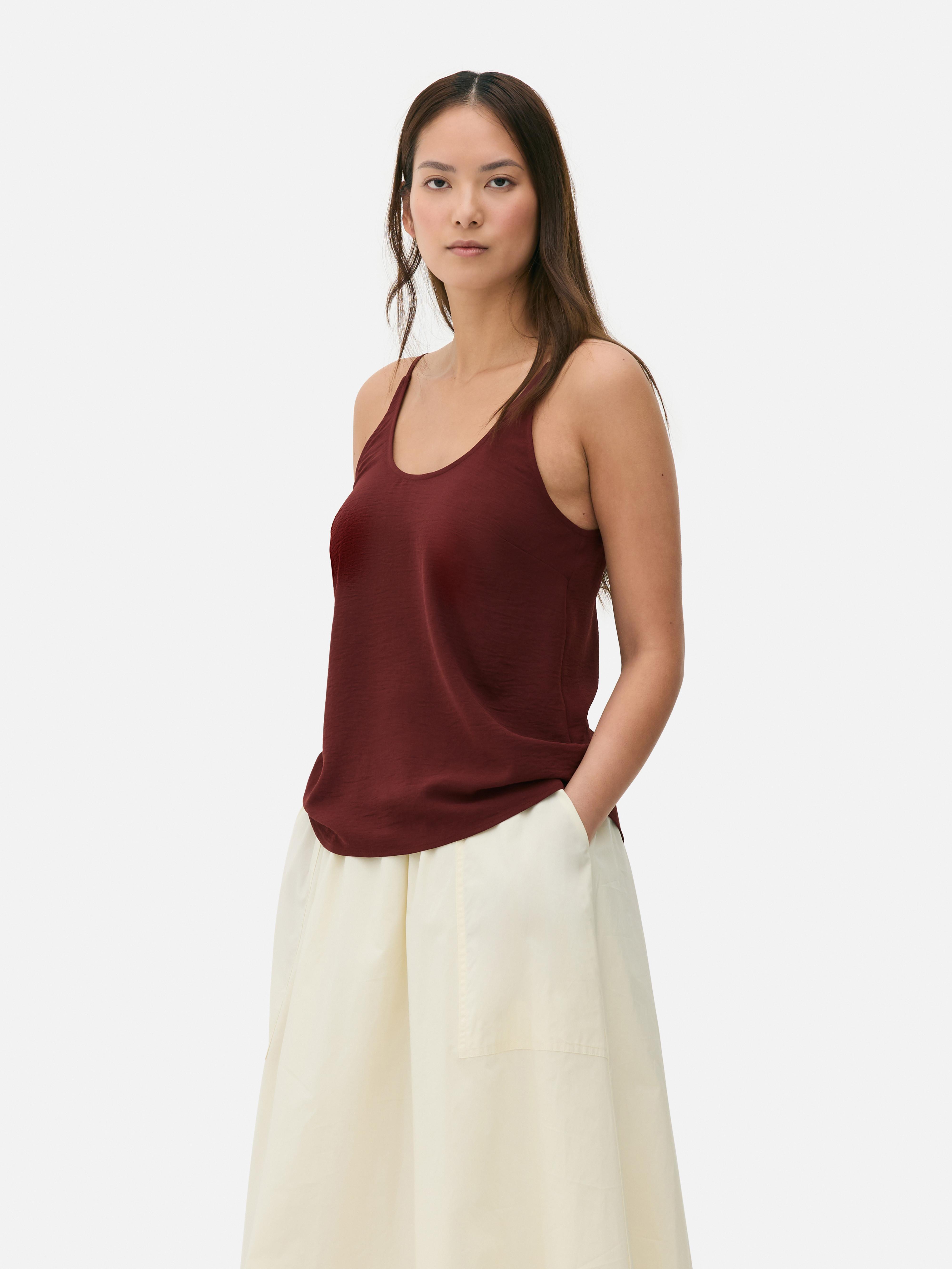 Camiseta de tirantes fluida