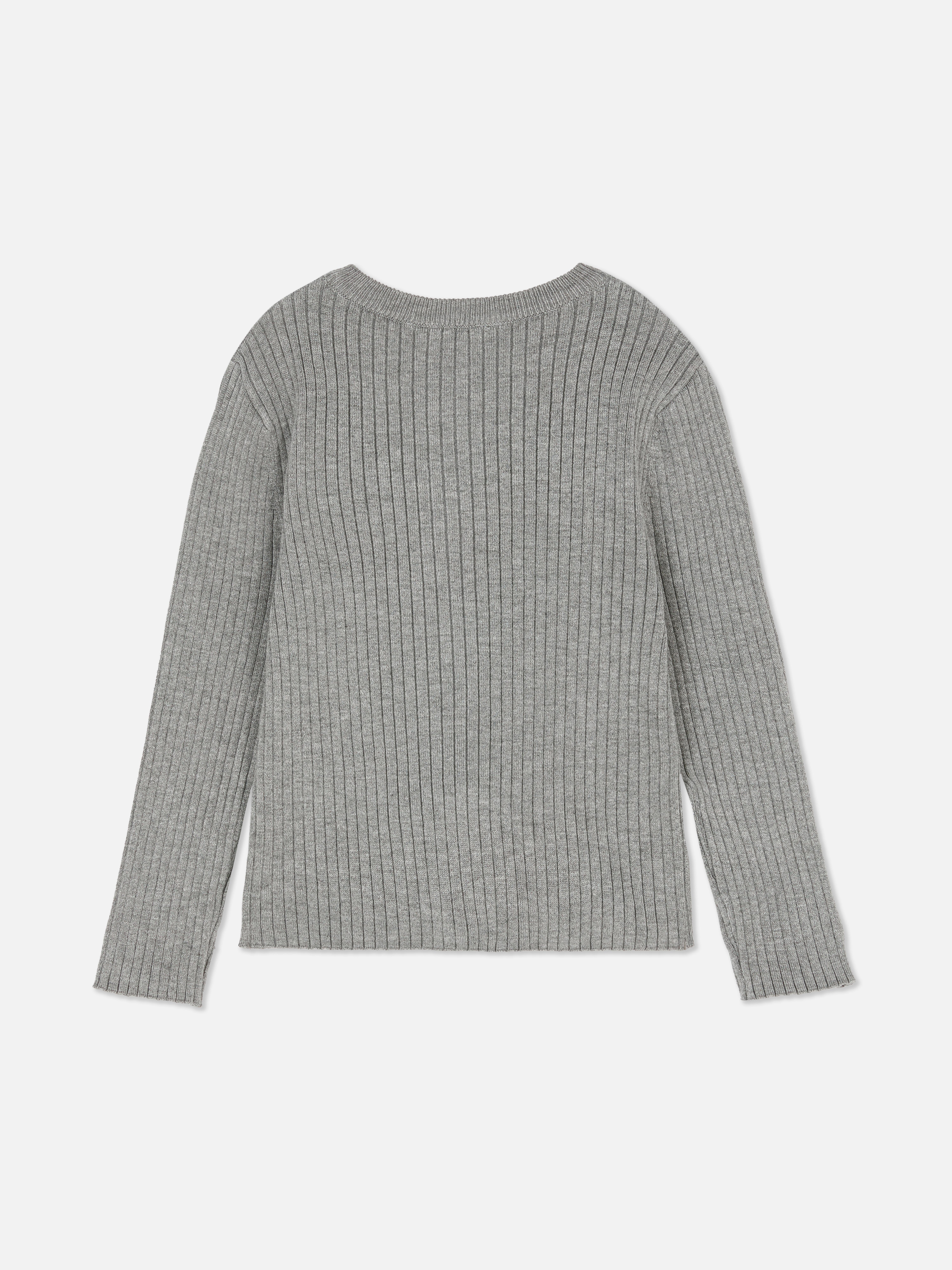 2–7 Jahre | Schmaler Cardigan aus Rippstrick
