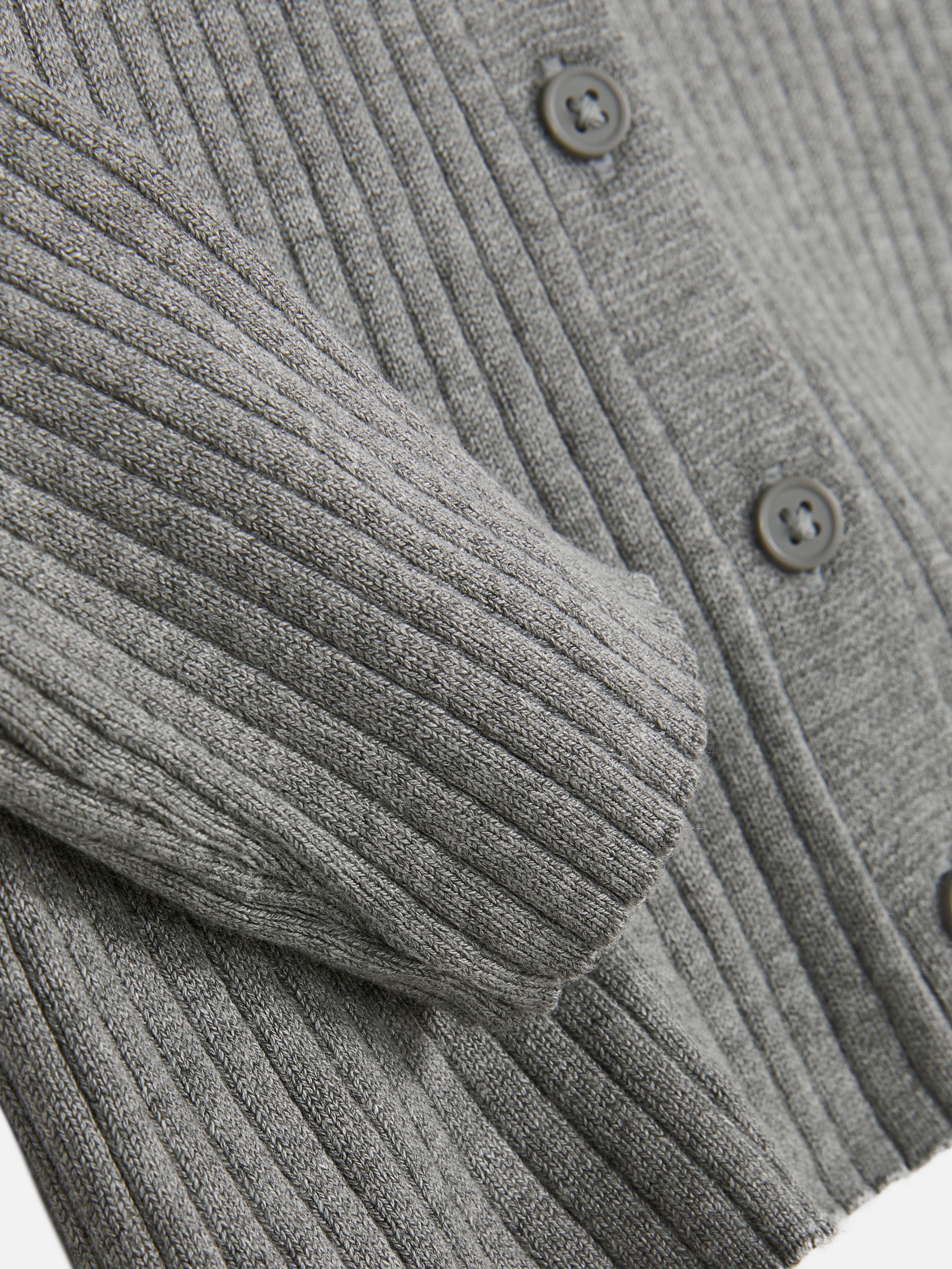 2–7 Jahre | Schmaler Cardigan aus Rippstrick