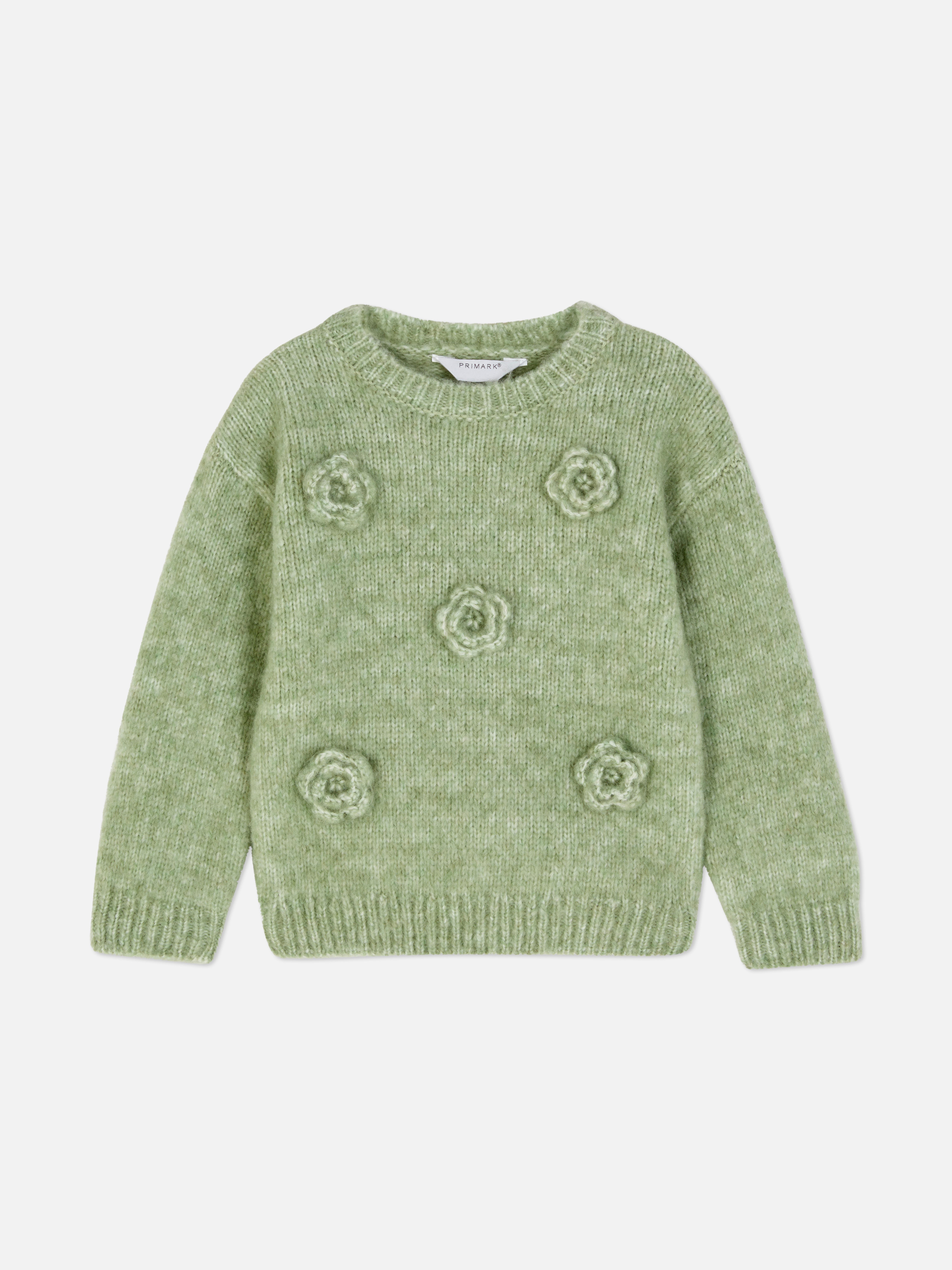 1.5-7yrs | Applique Flower Jumper