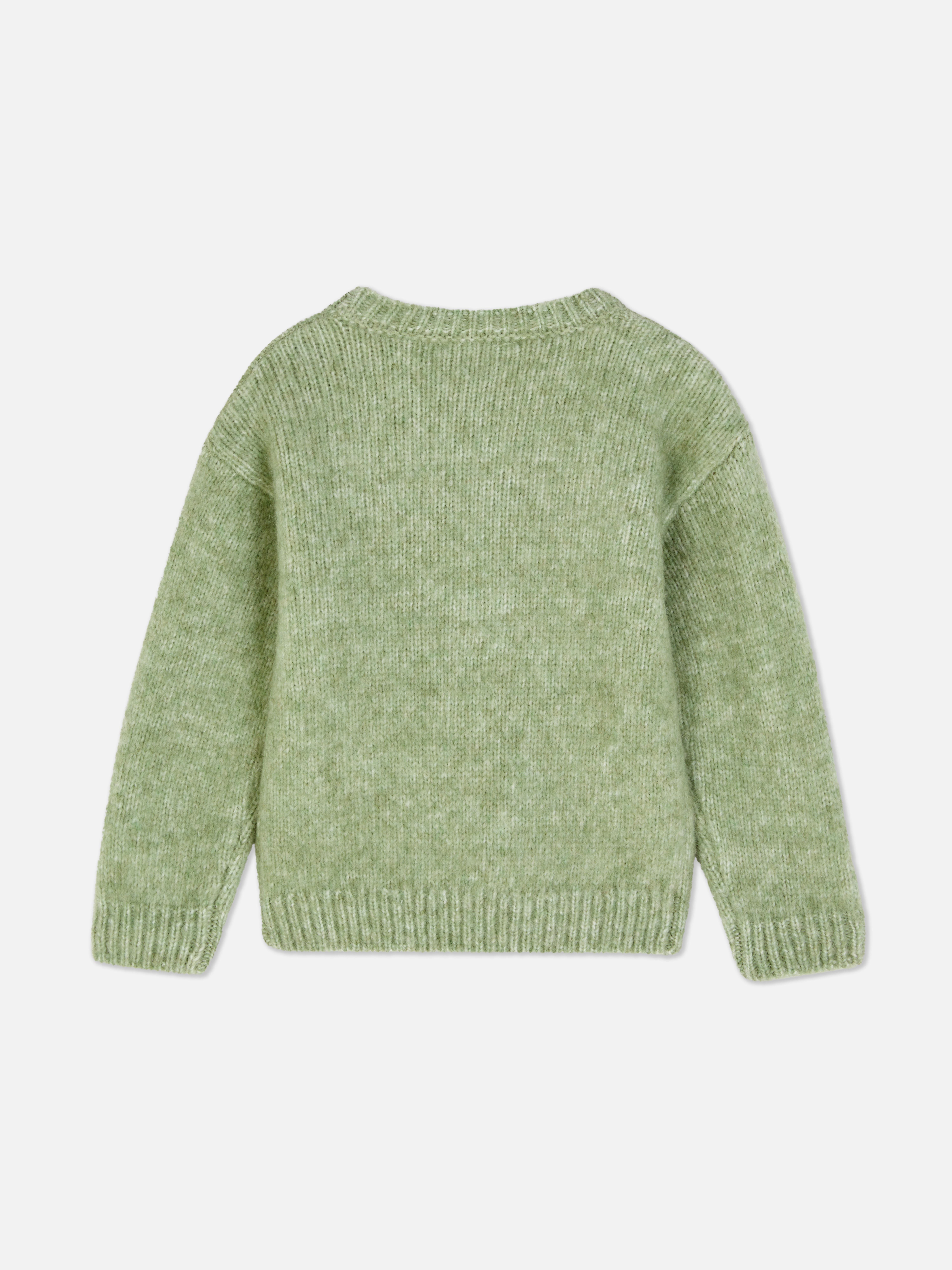 1.5-7yrs | Applique Flower Jumper