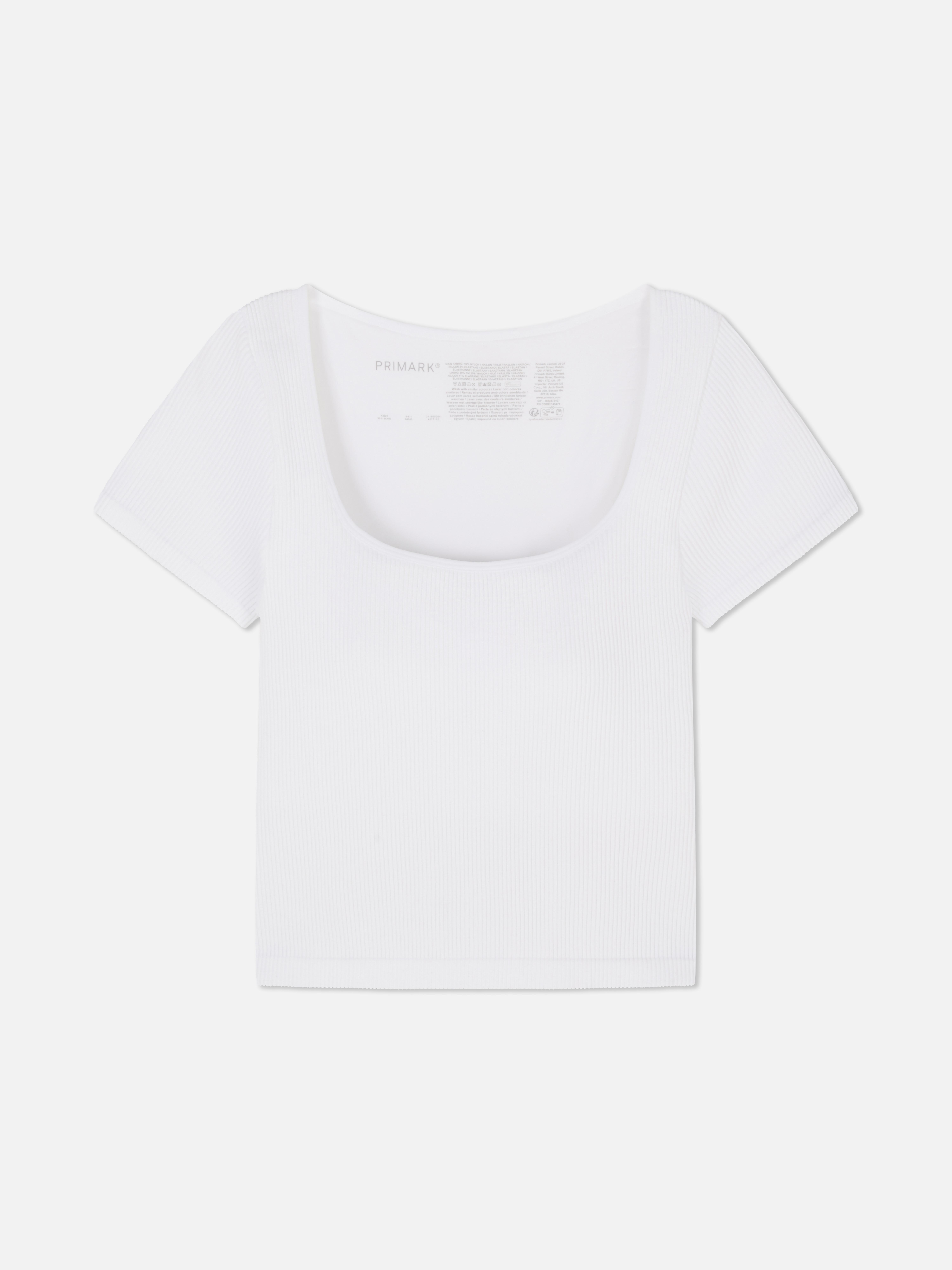Camiseta sin costuras con sujetador incorporado