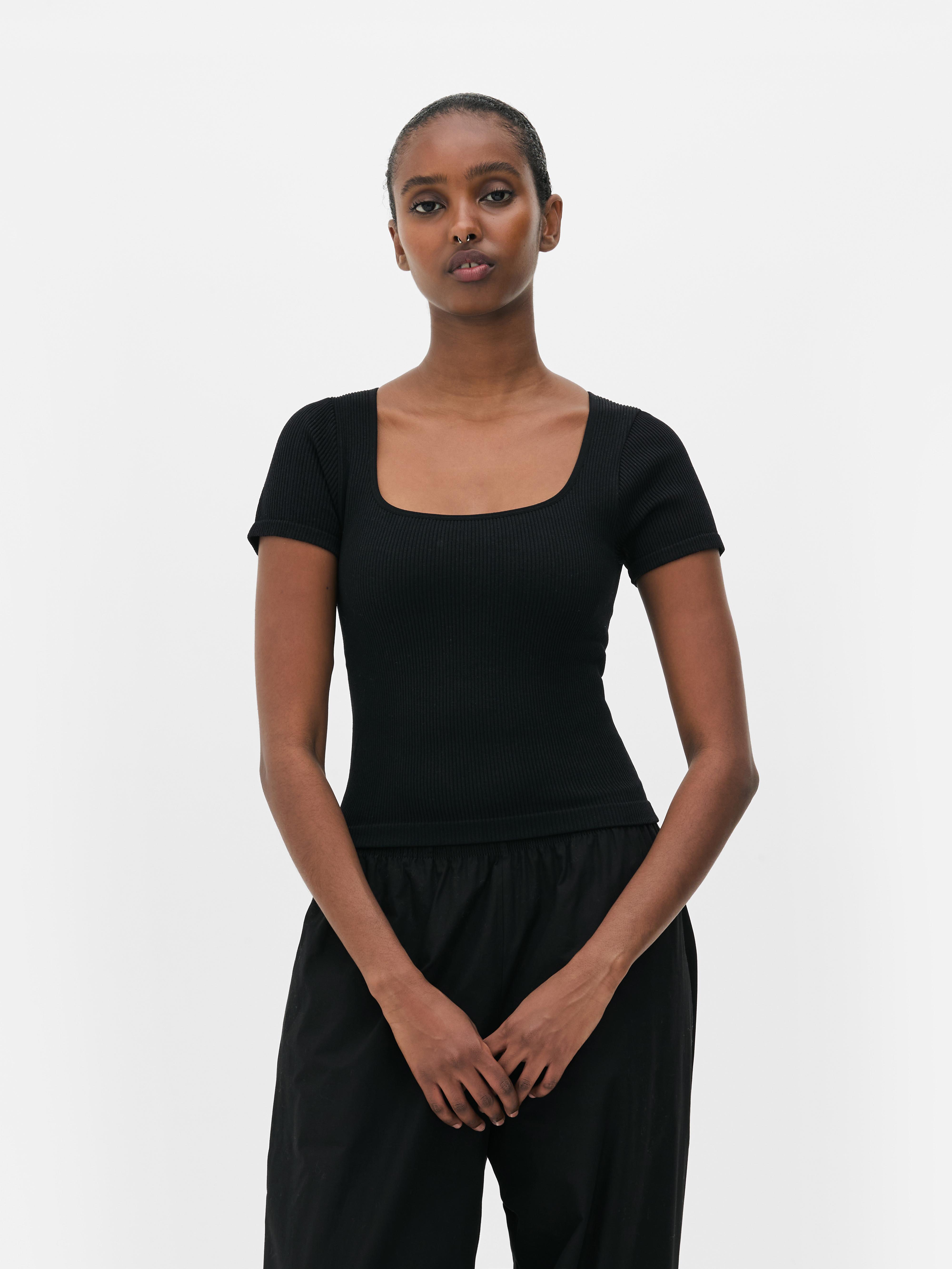 Seamless Built In Bra Tee
