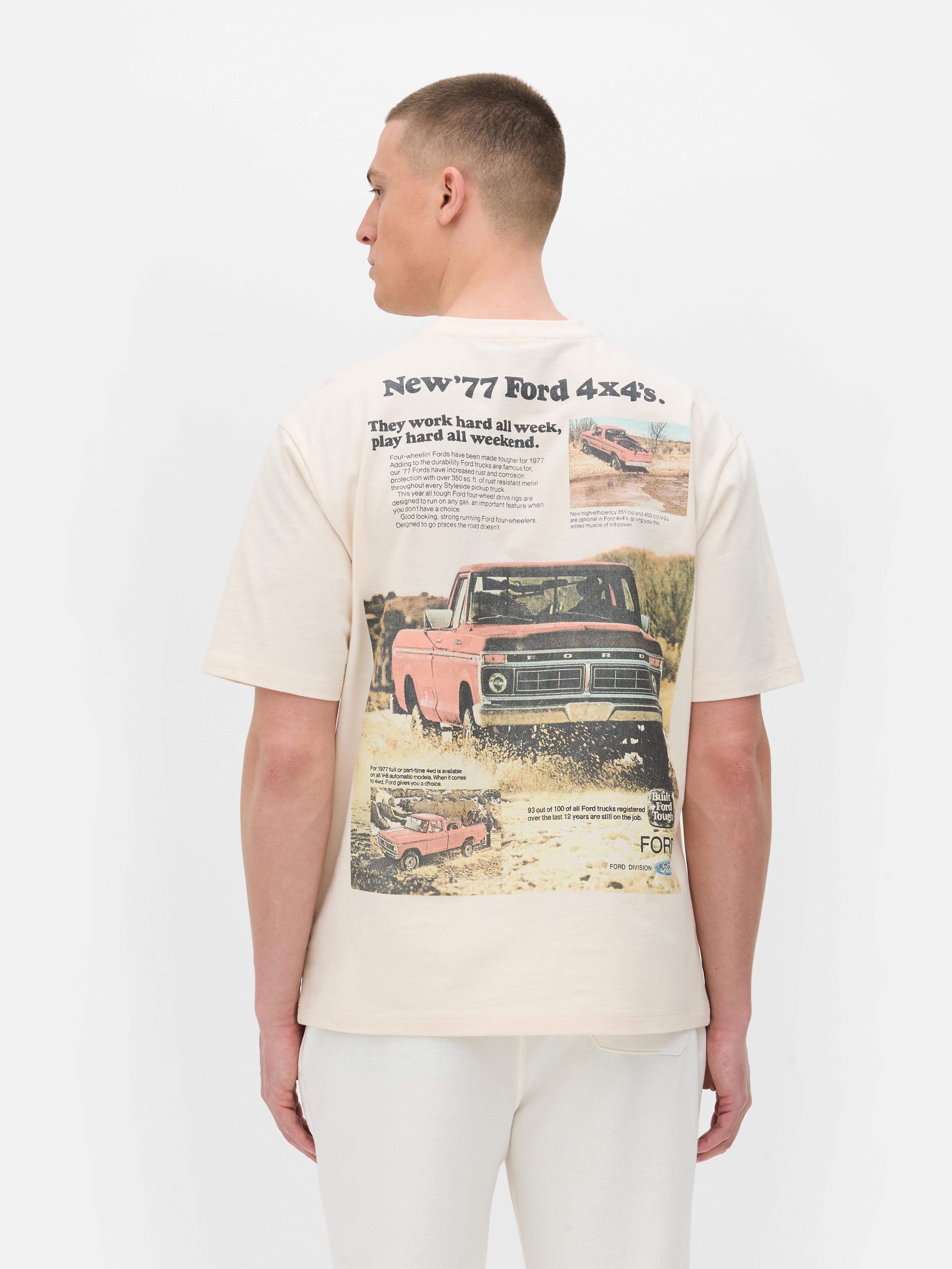 Camiseta con estampado gráfico de Ford