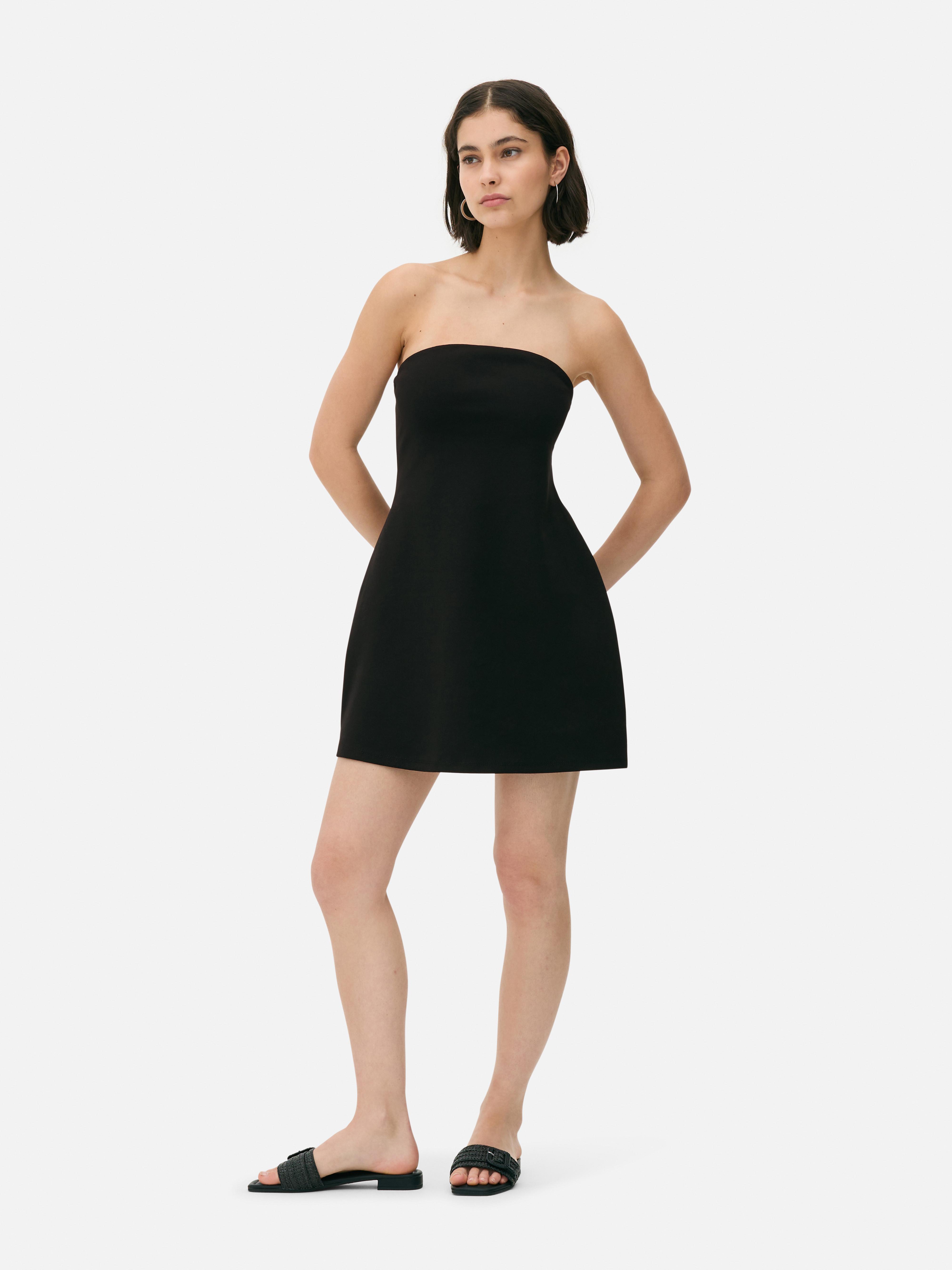 Bandeau fazonú miniruha