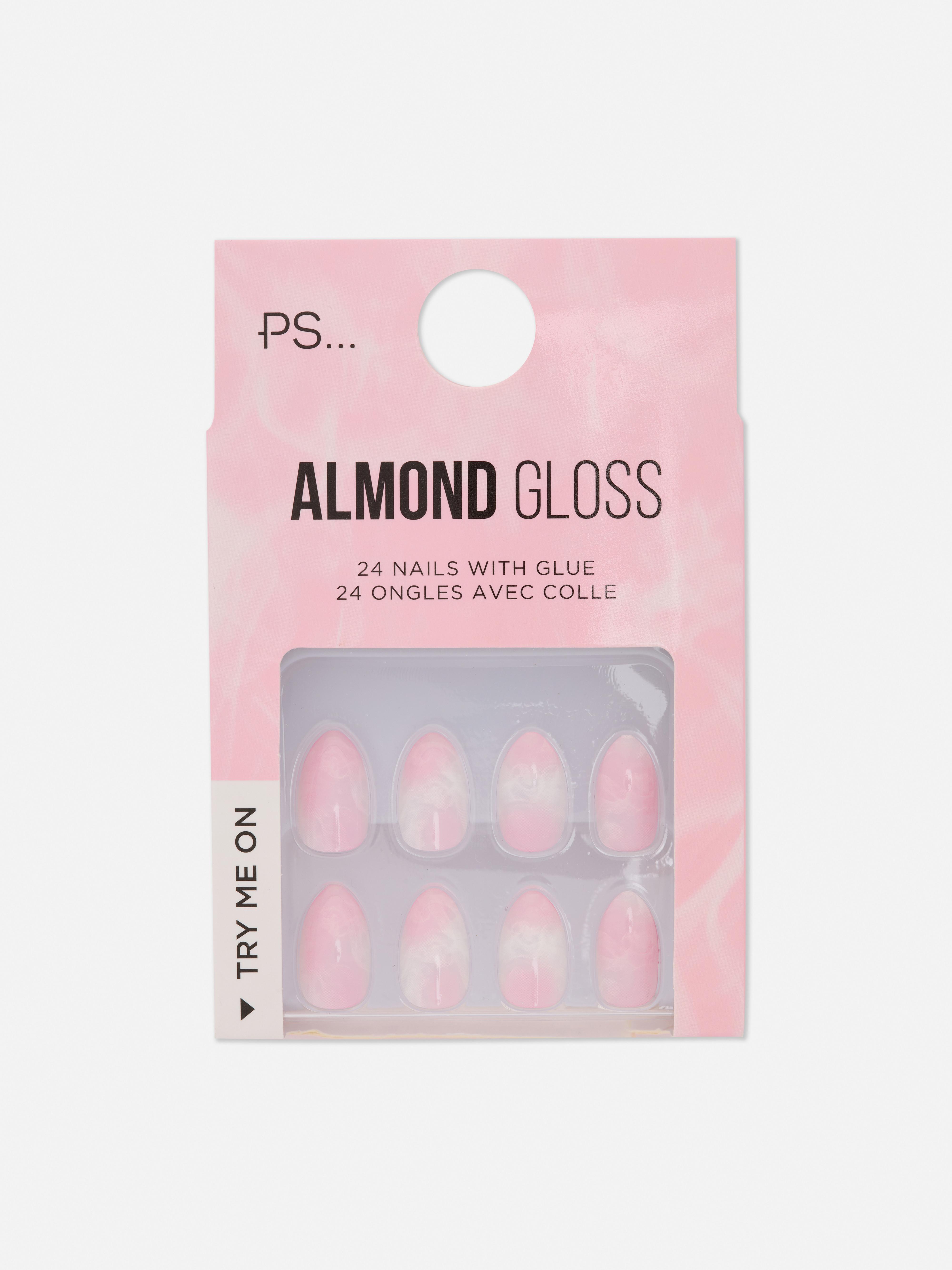 PS... Almond Gloss False Nails