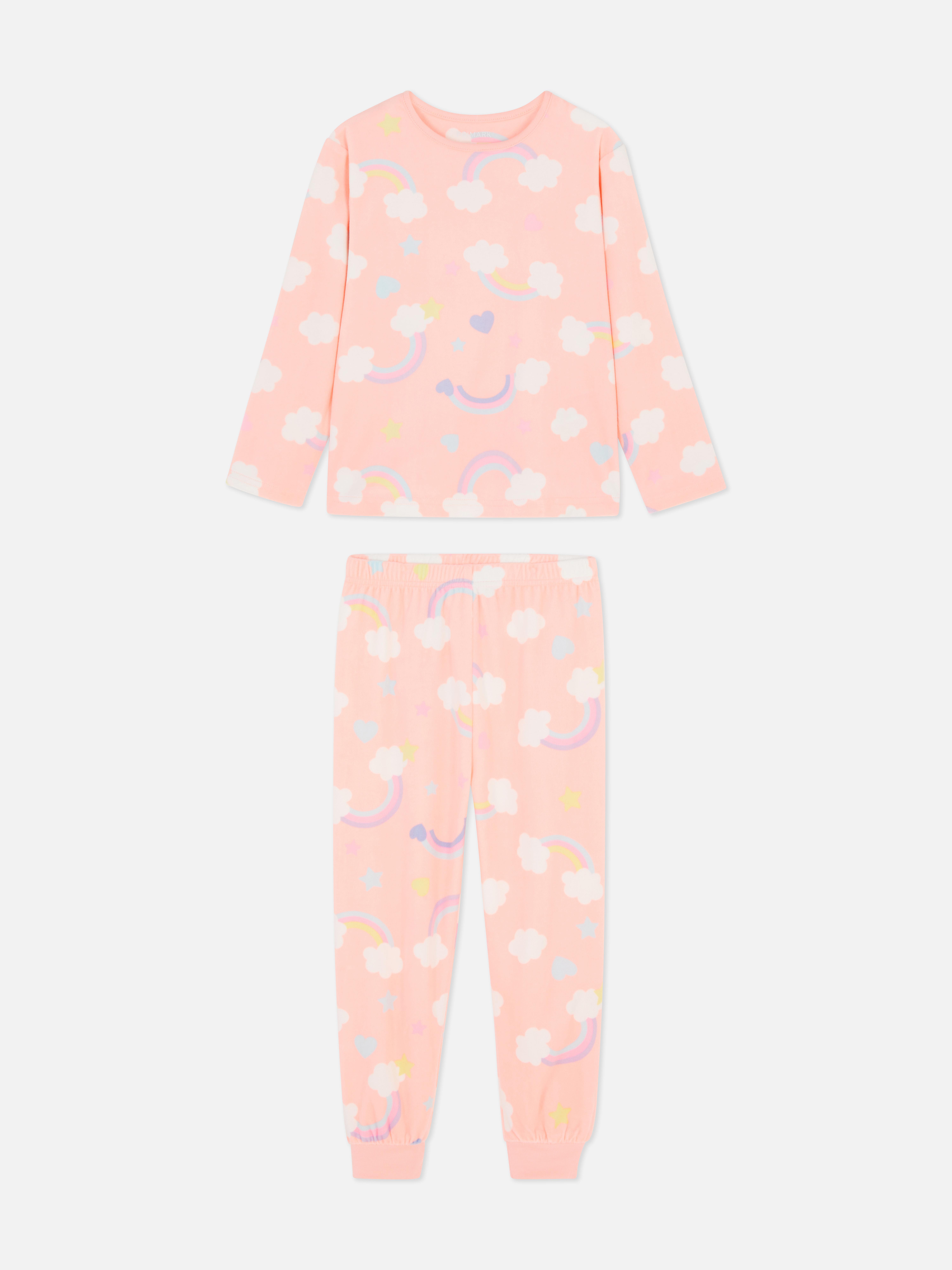 1.5-8yrs | Rainbow Graphic Cosy Pyjamas
