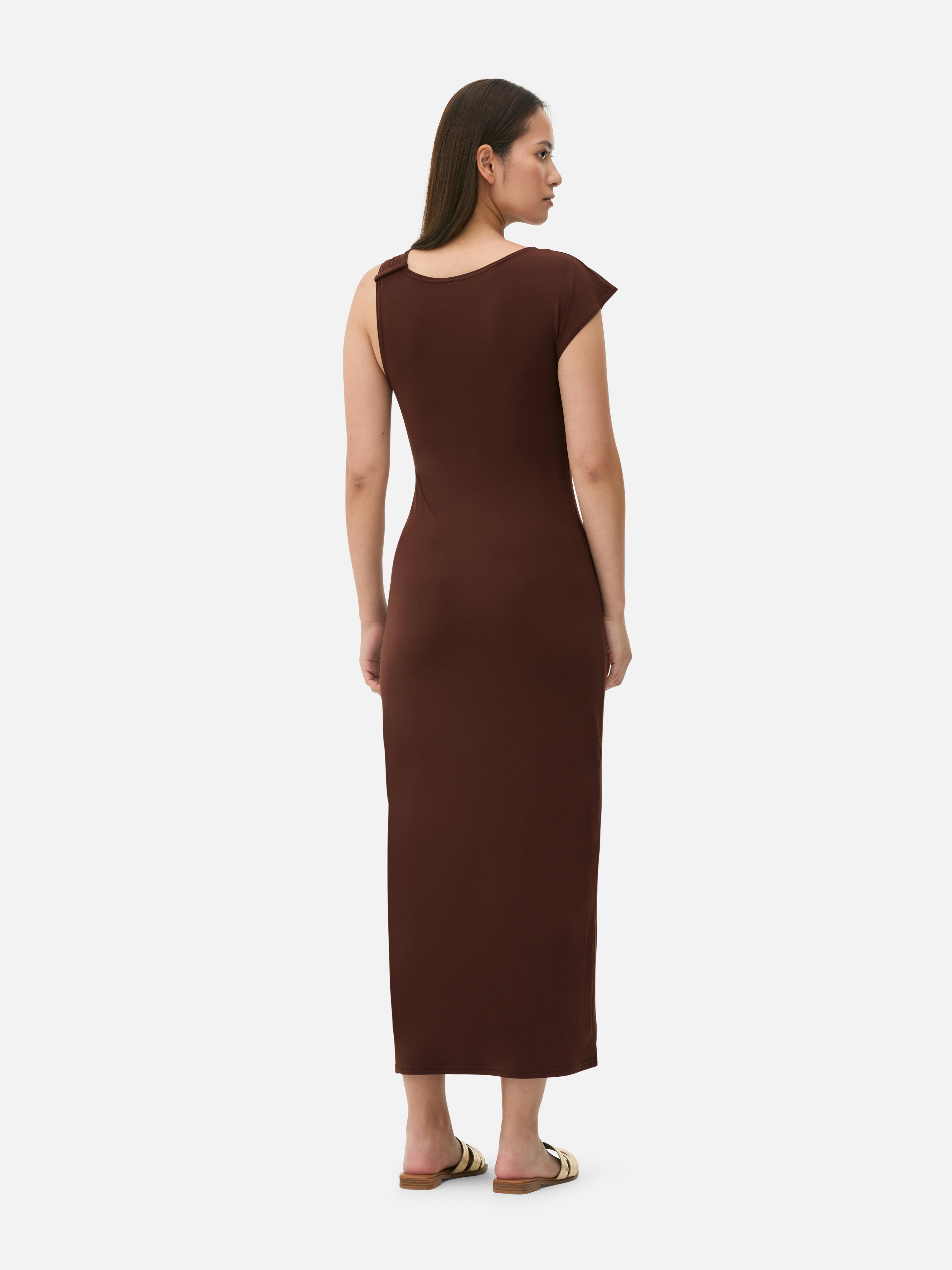 Hardware Detail Maxi Dress
