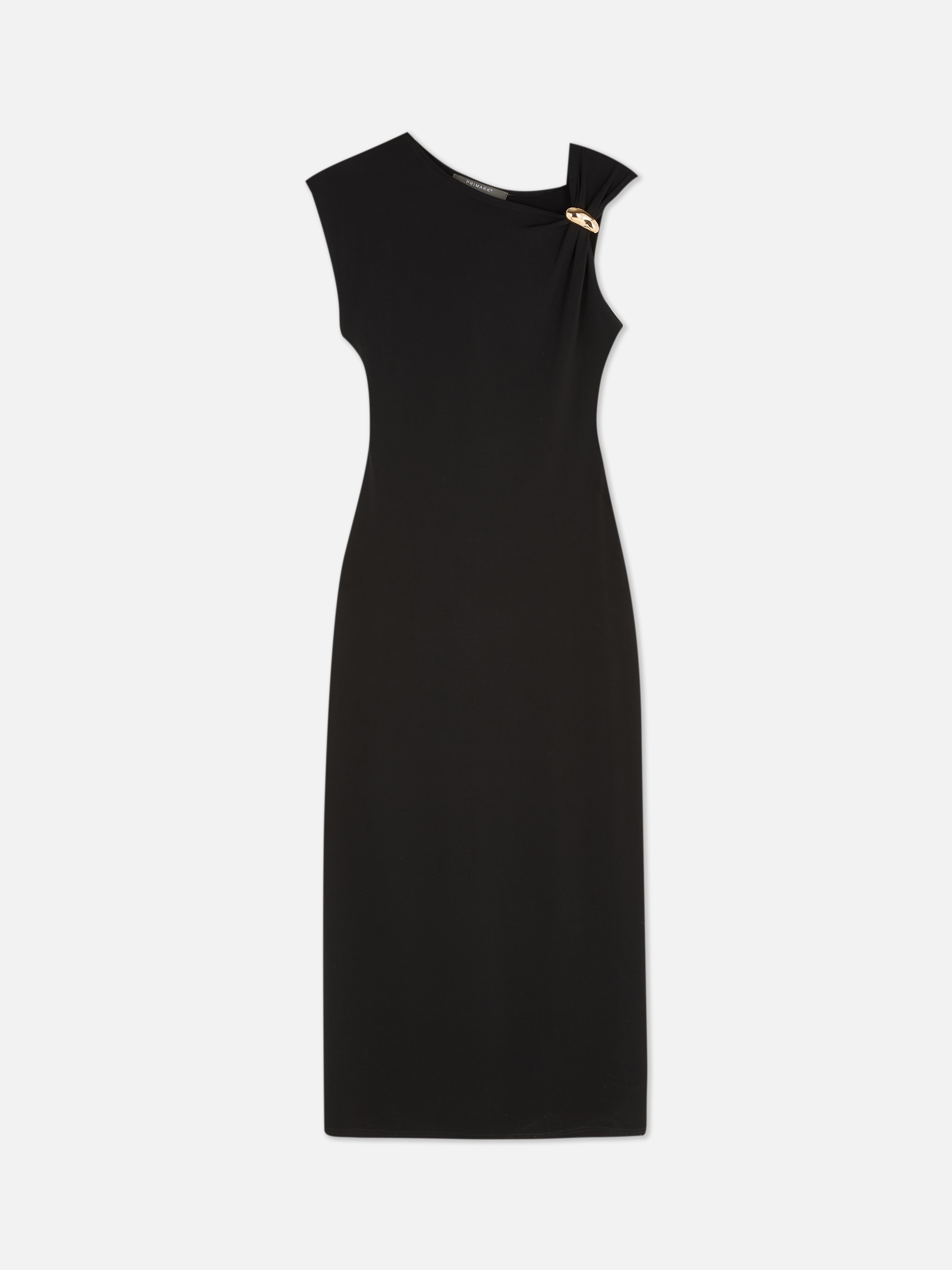 Hardware Detail Maxi Dress
