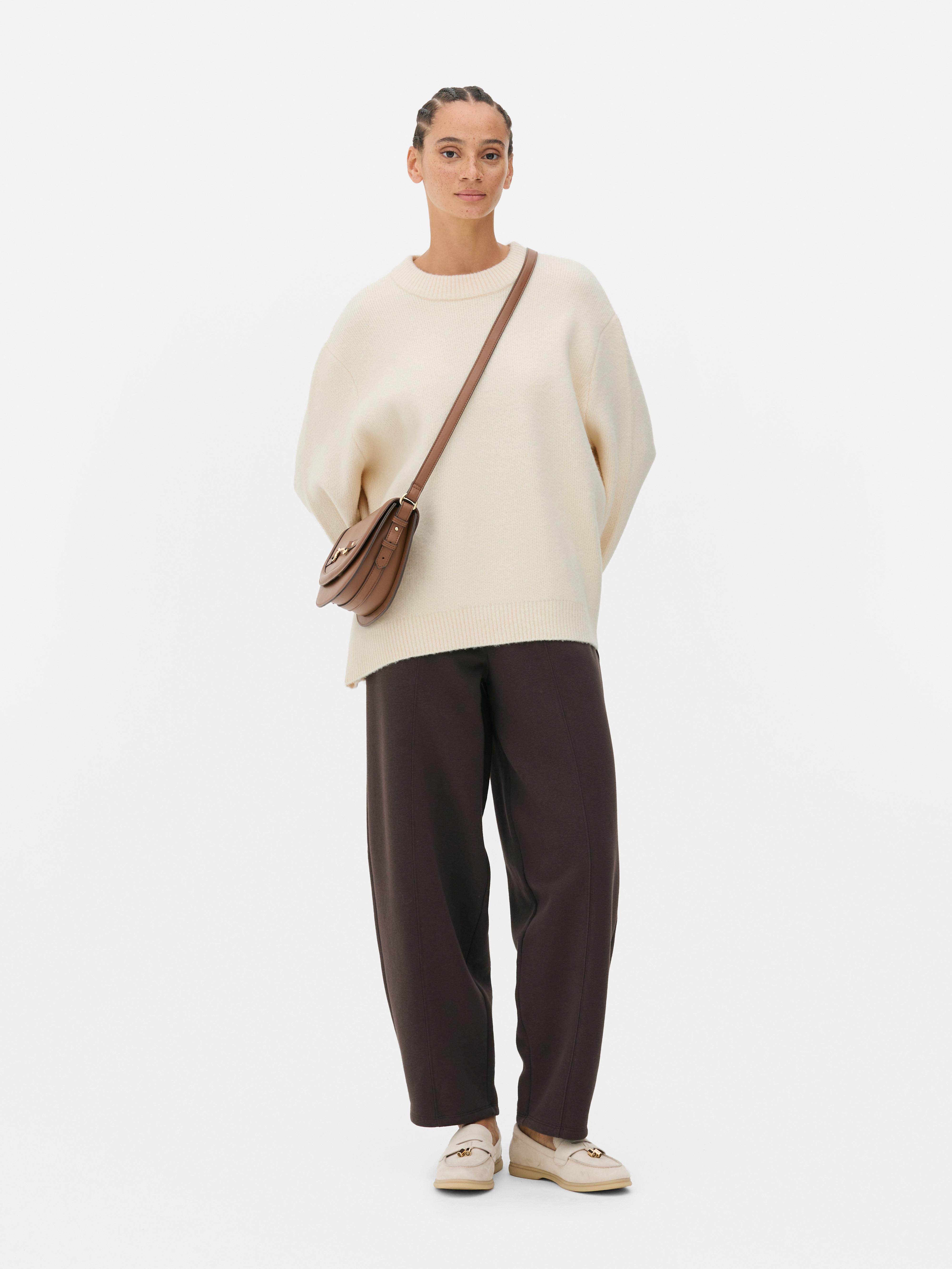 Essential Relaxed Crewneck Sweater