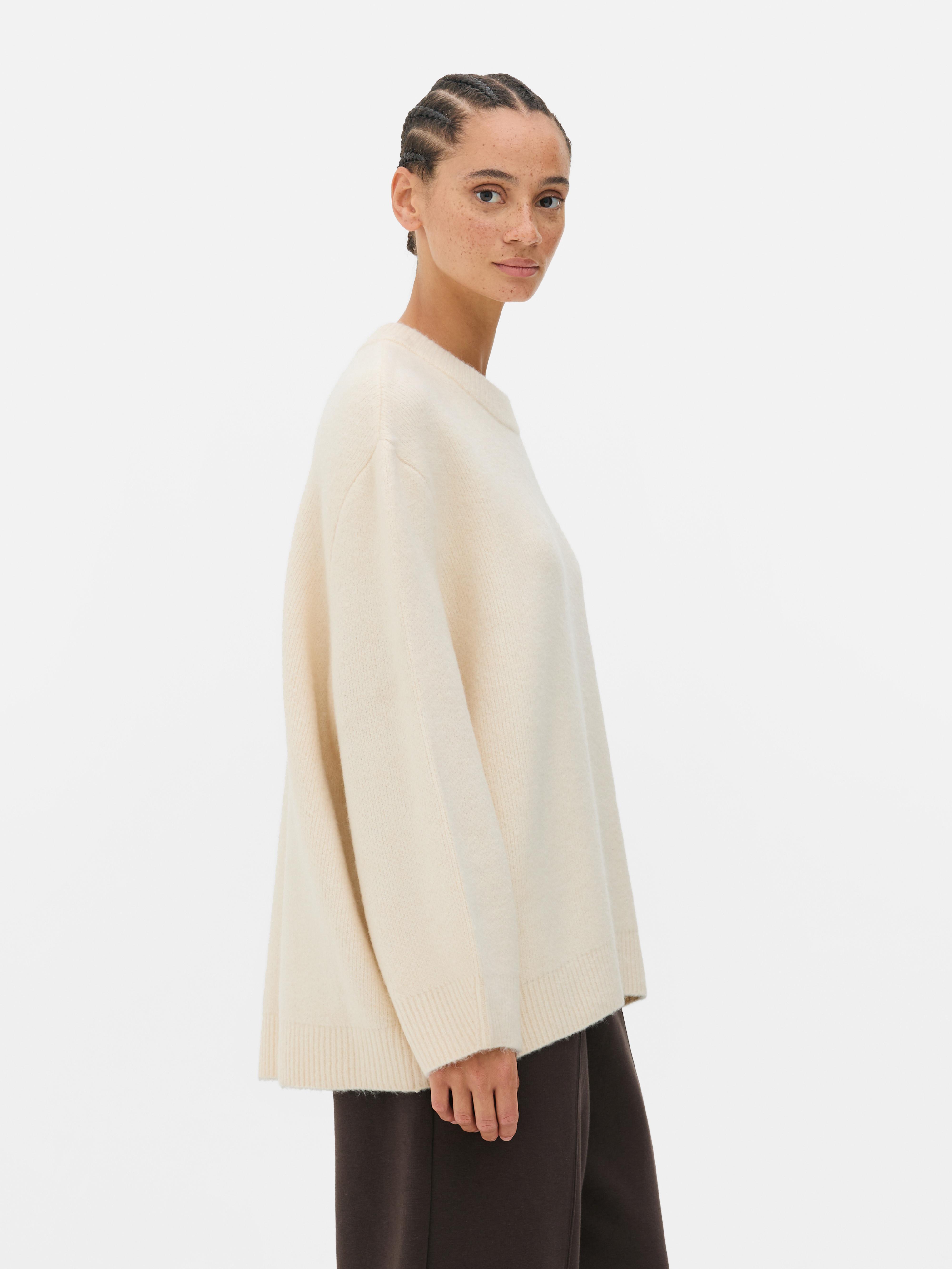 Essential Relaxed Crewneck Sweater