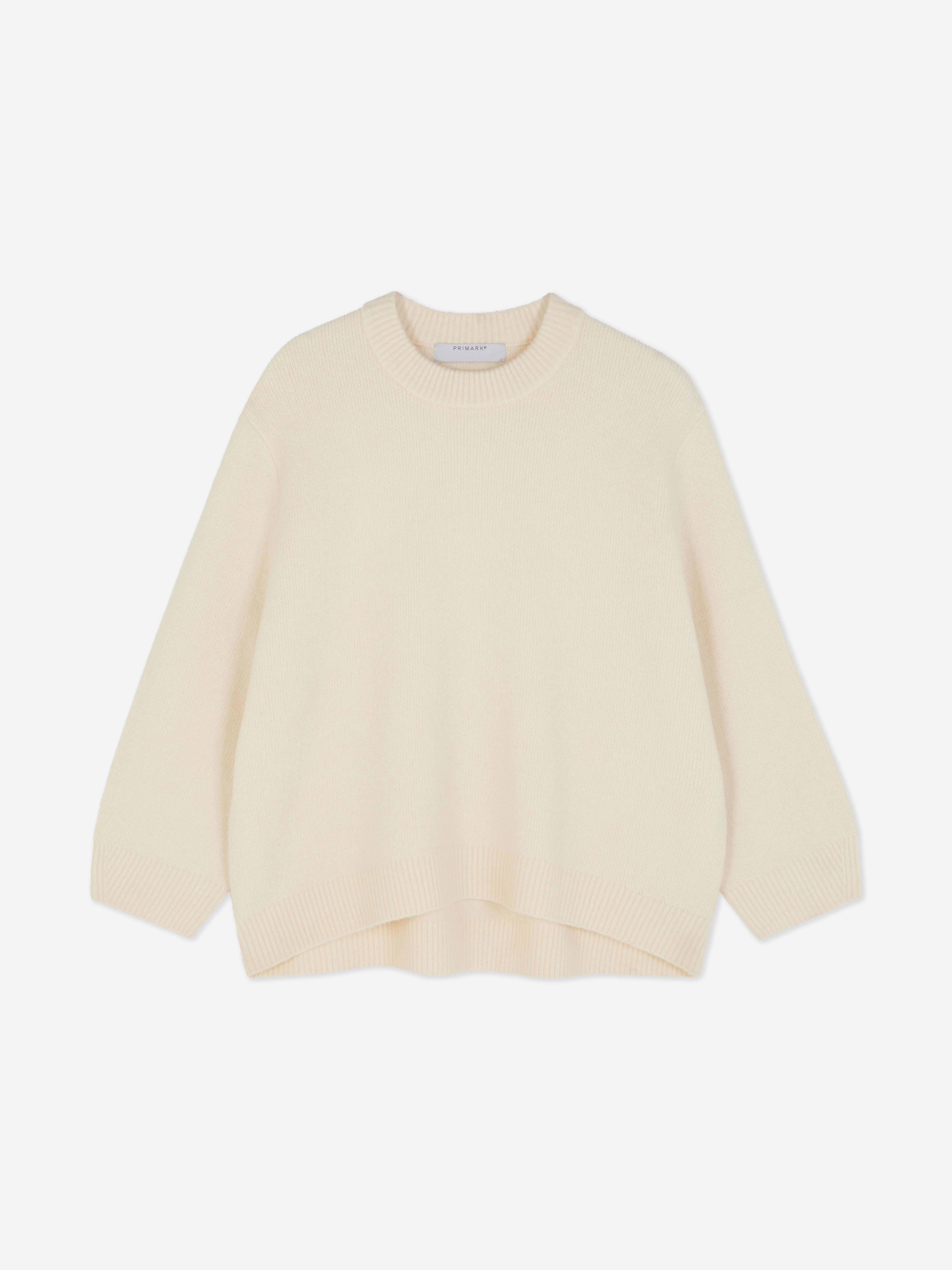 Essential Relaxed Crewneck Sweater