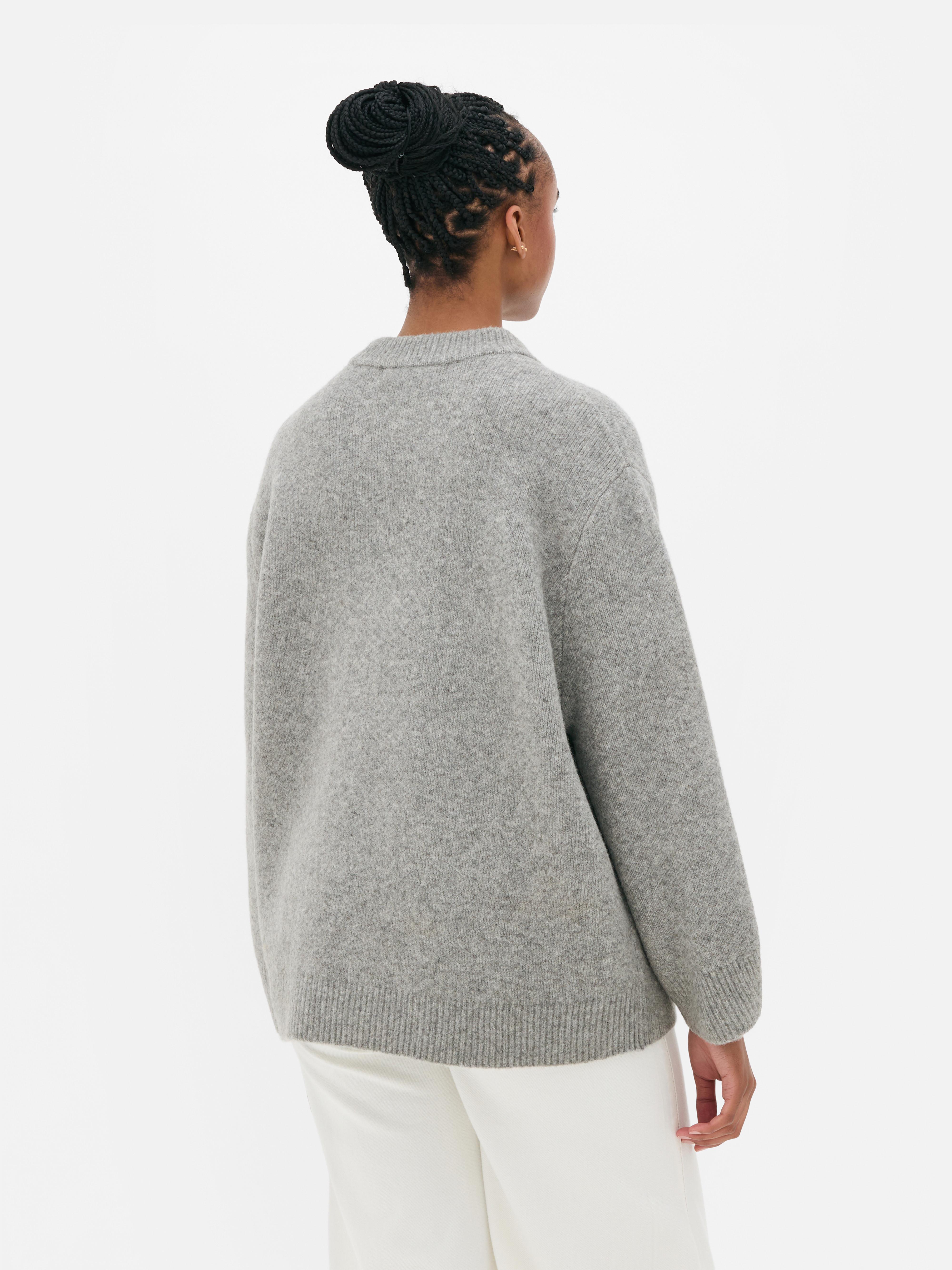 Essential Relaxed Crewneck Sweater