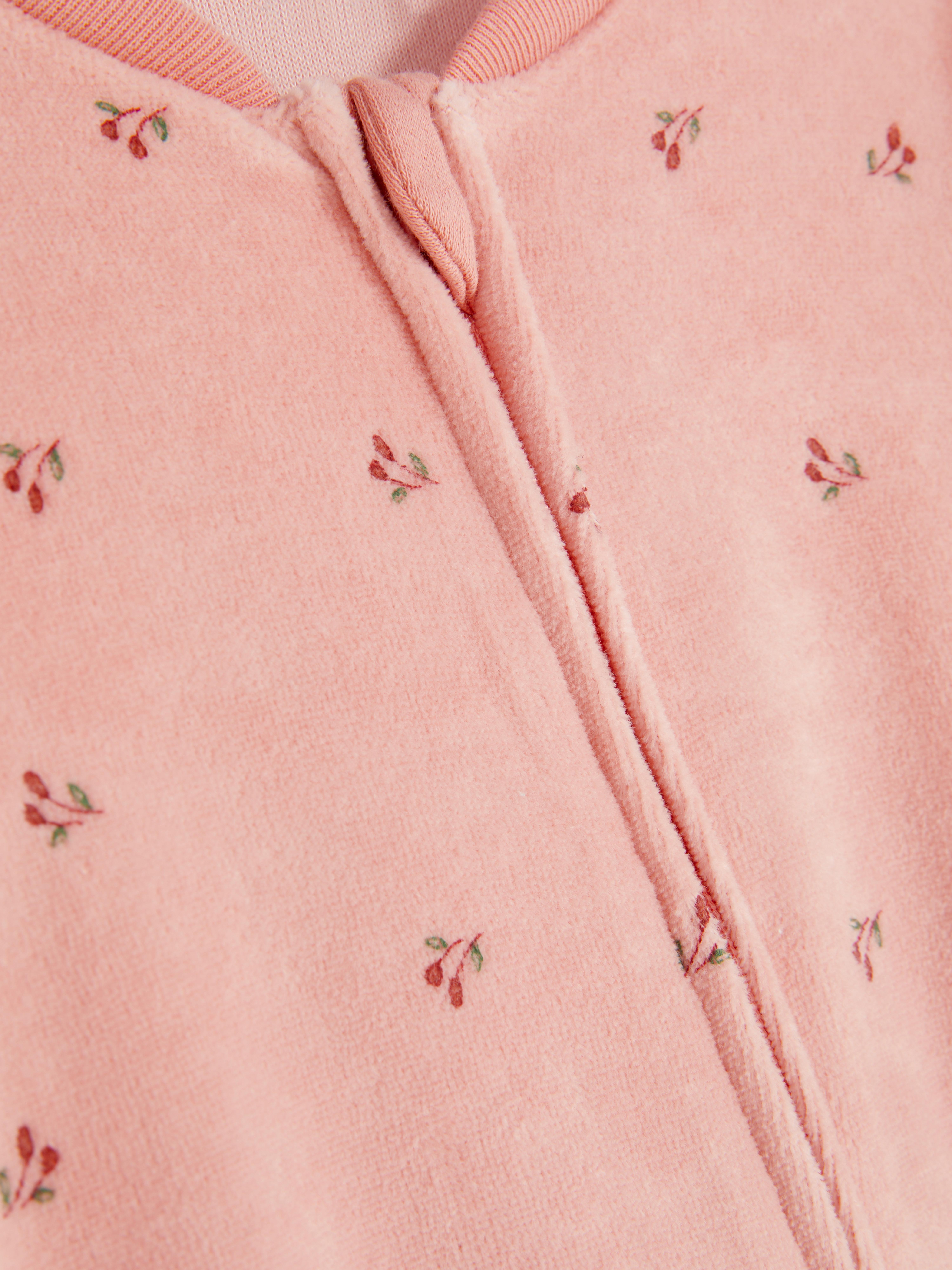 0-18mths | Cosy Zip-Up Newborn Sleepsuit