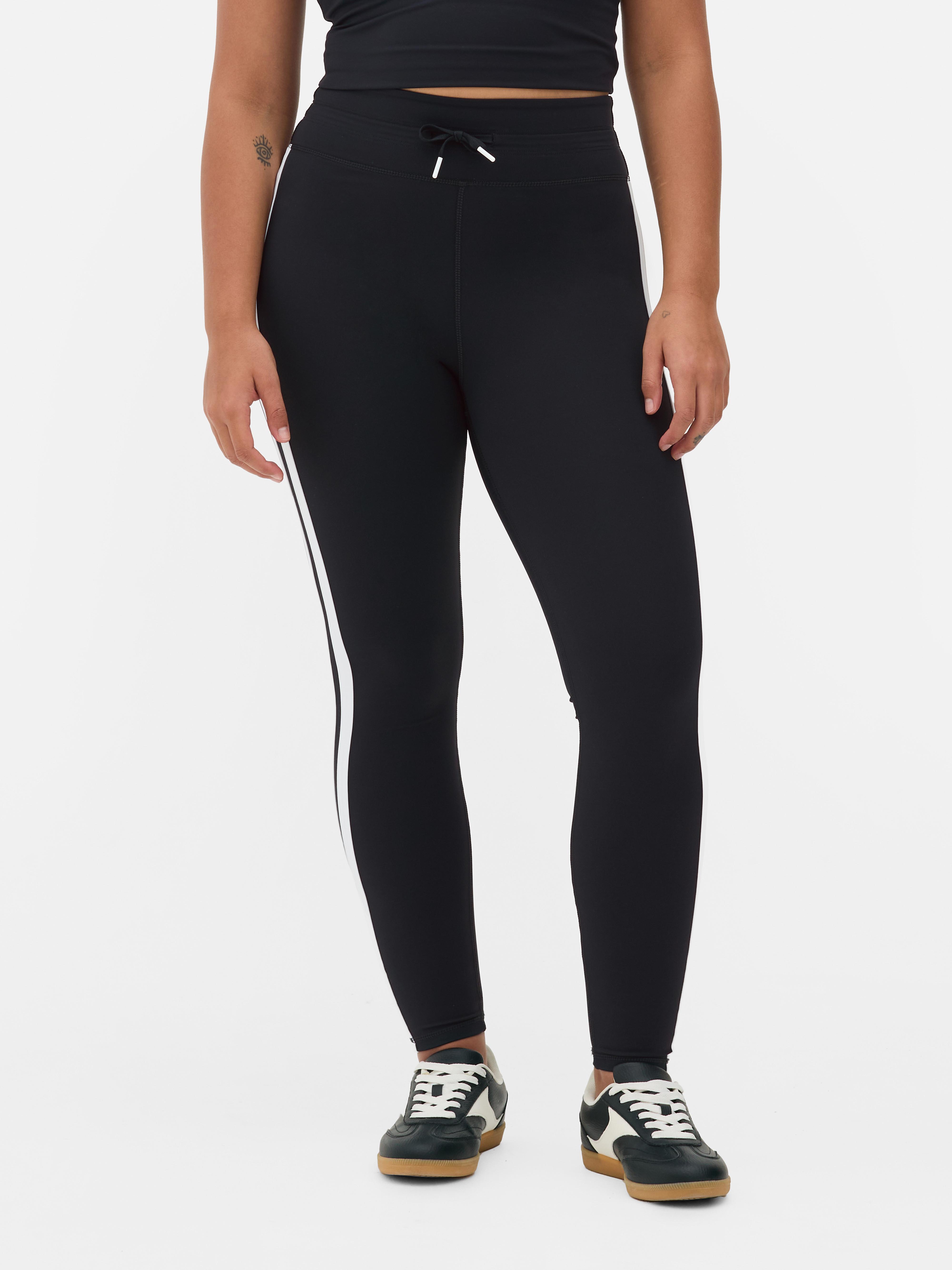 Leggings cordão contrastante