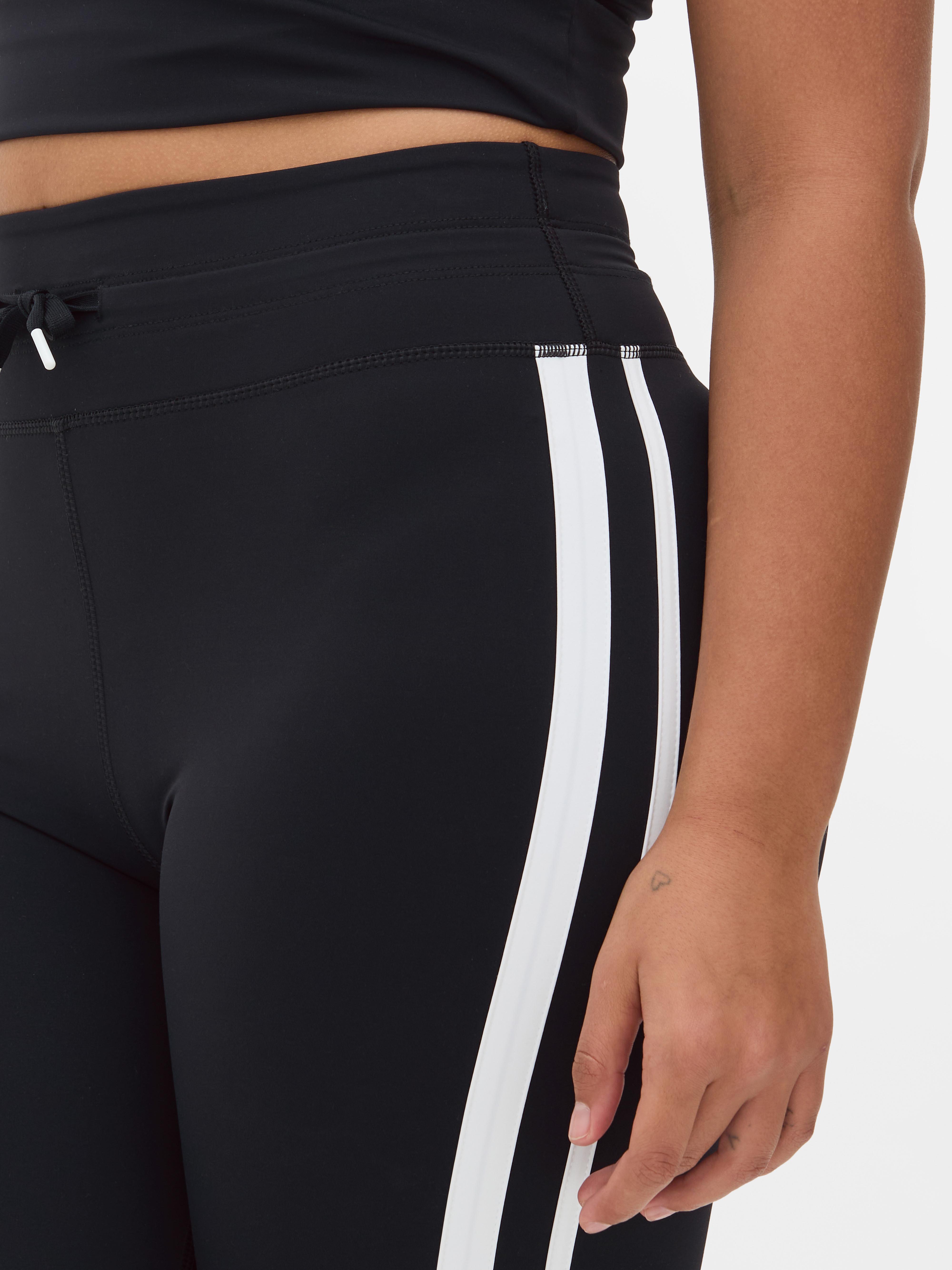Leggings cordão contrastante