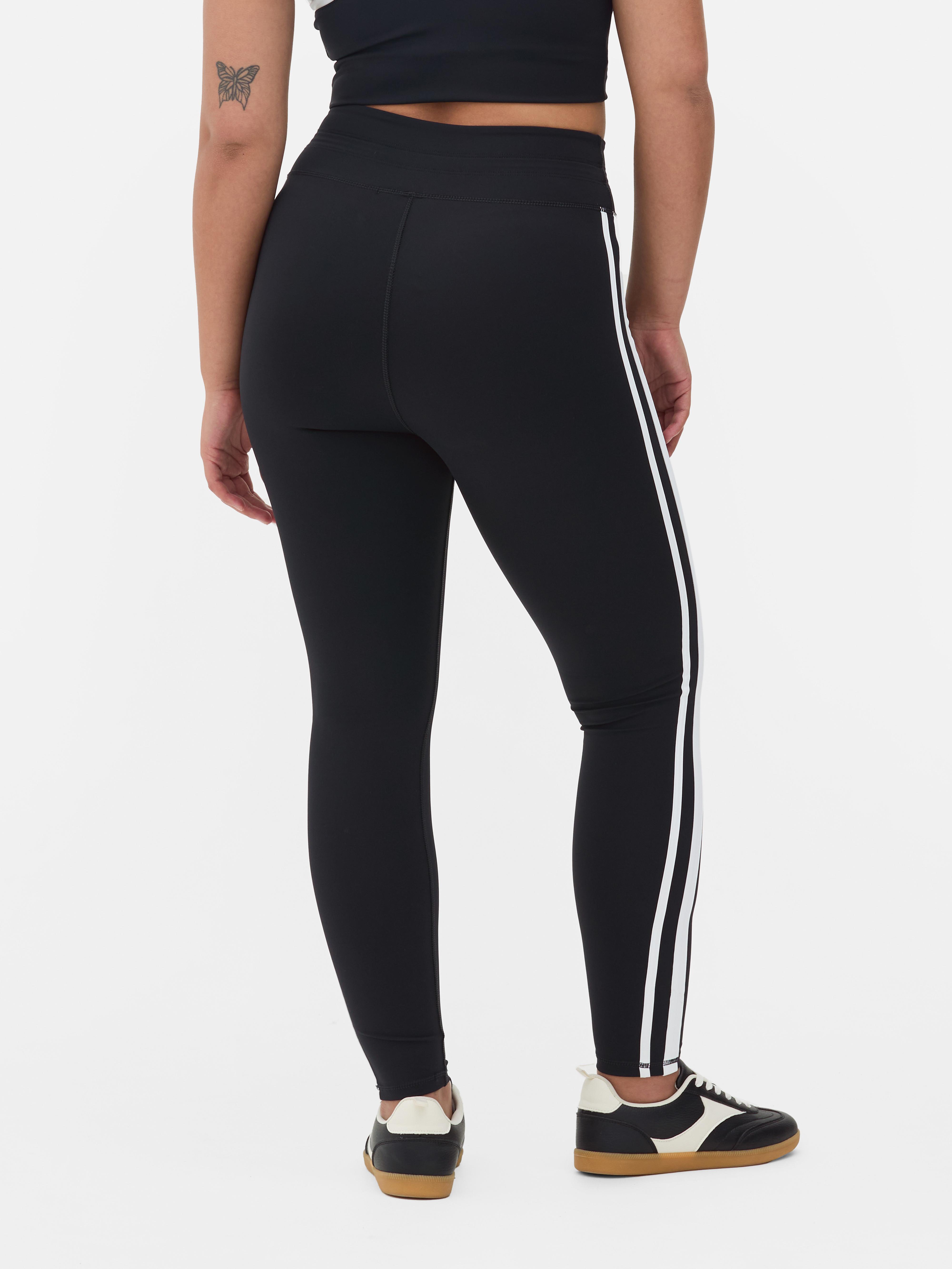 Leggings cordão contrastante