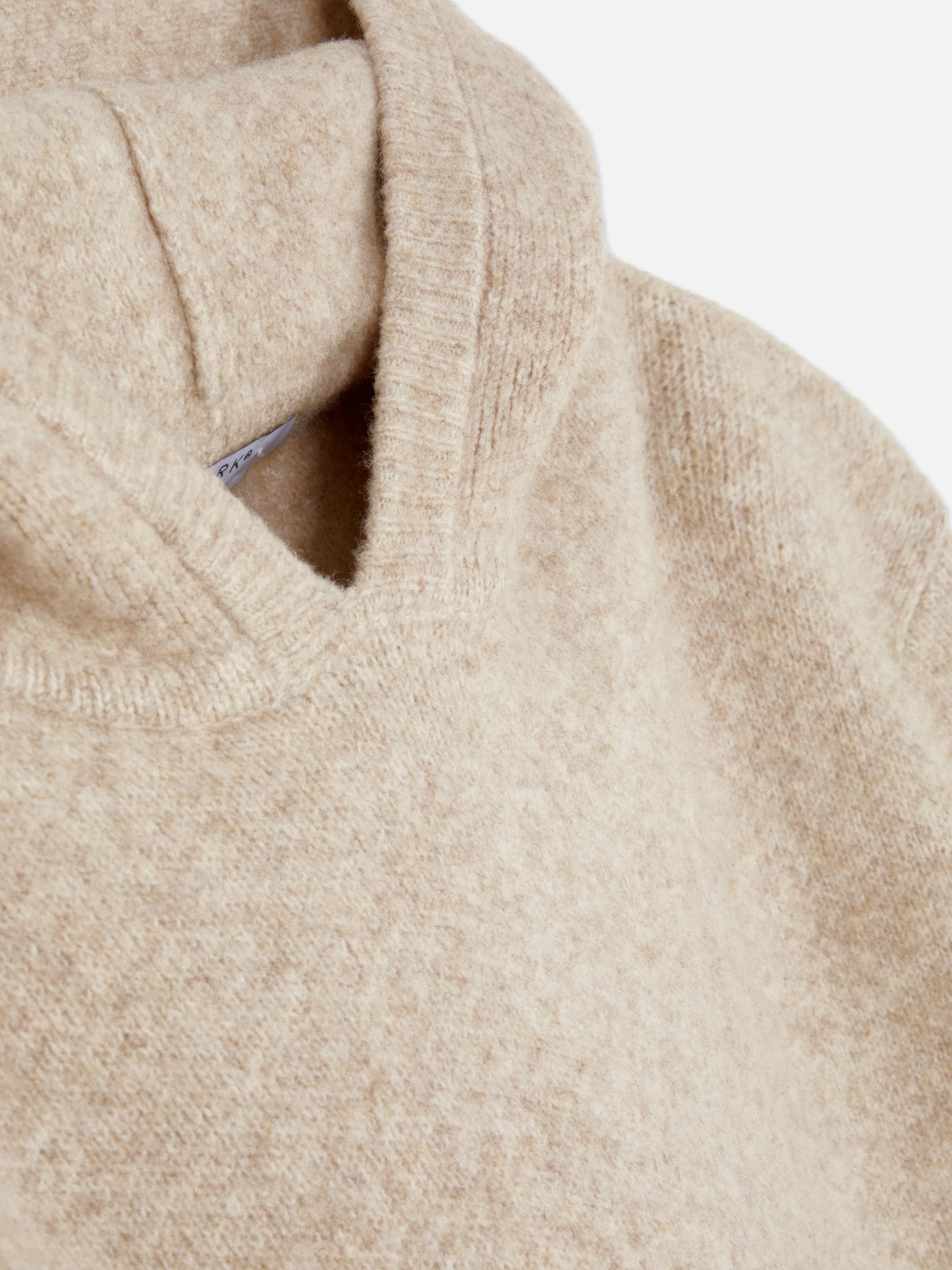 Sweat à capuche tricoté Essential